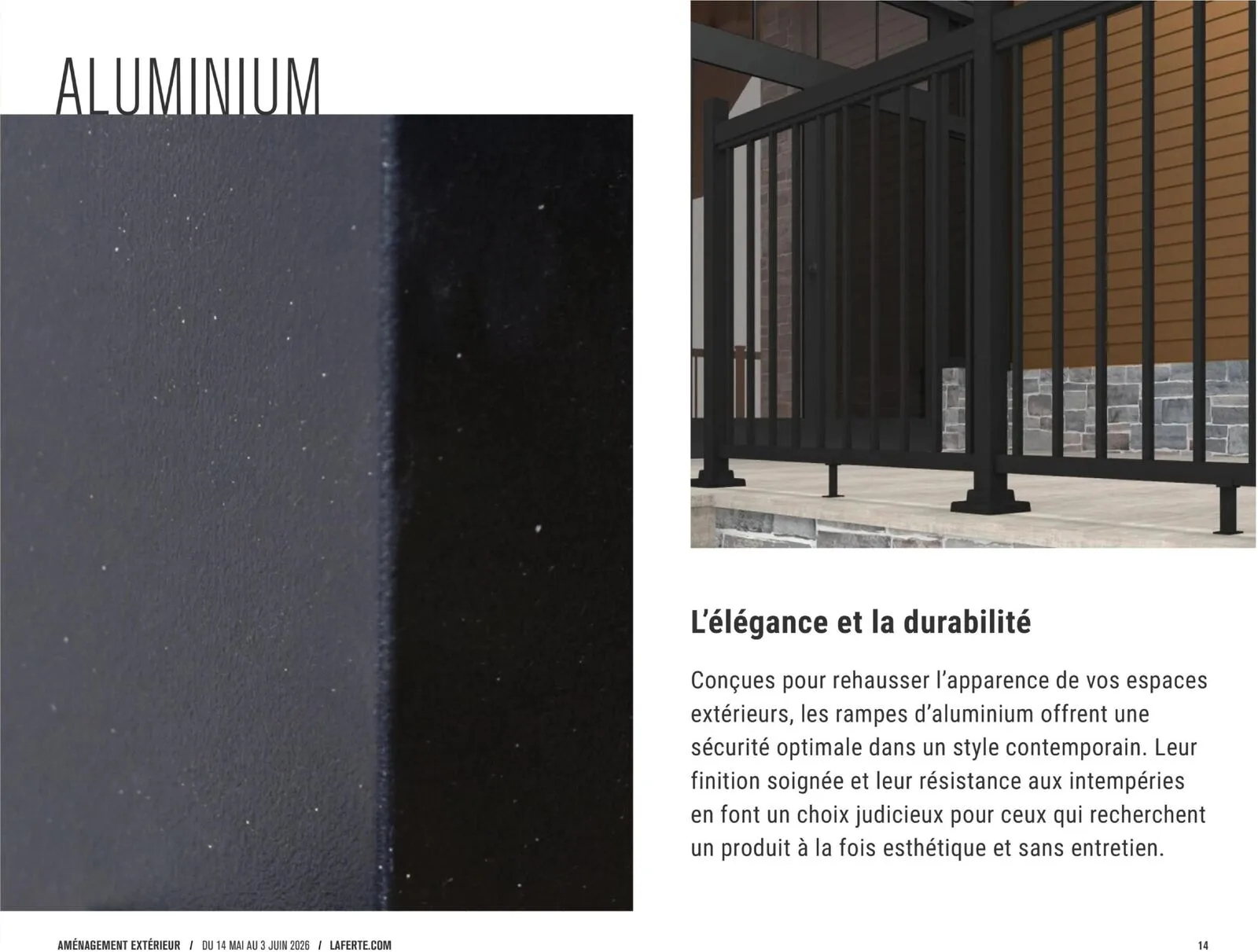 Page 14 de la Catalogue Laferté Aménagement Extérieur du 14 mai au 3 juin 2026