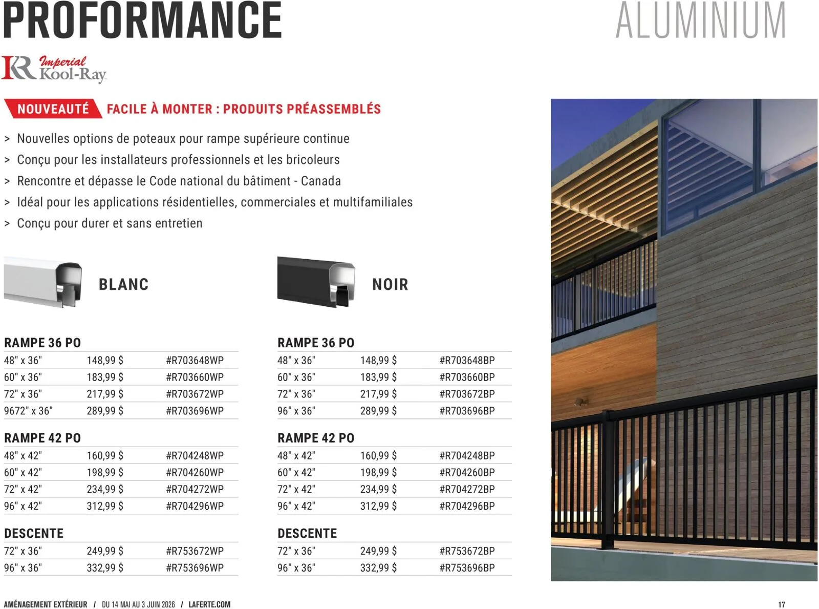 Page 17 de la Catalogue Laferté Aménagement Extérieur du 14 mai au 3 juin 2026