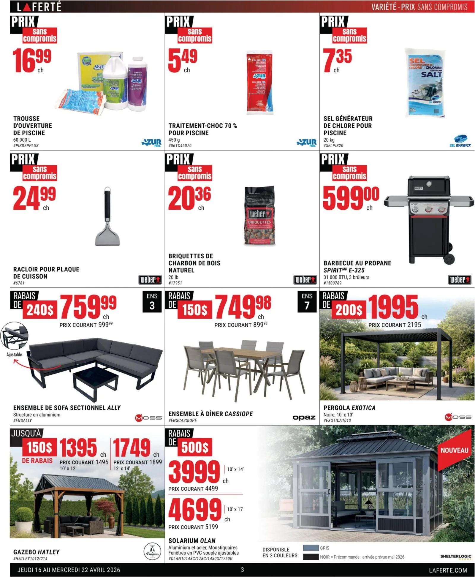 Page 3 de la Circulaire Laferté du 16 au 22 avril 2026