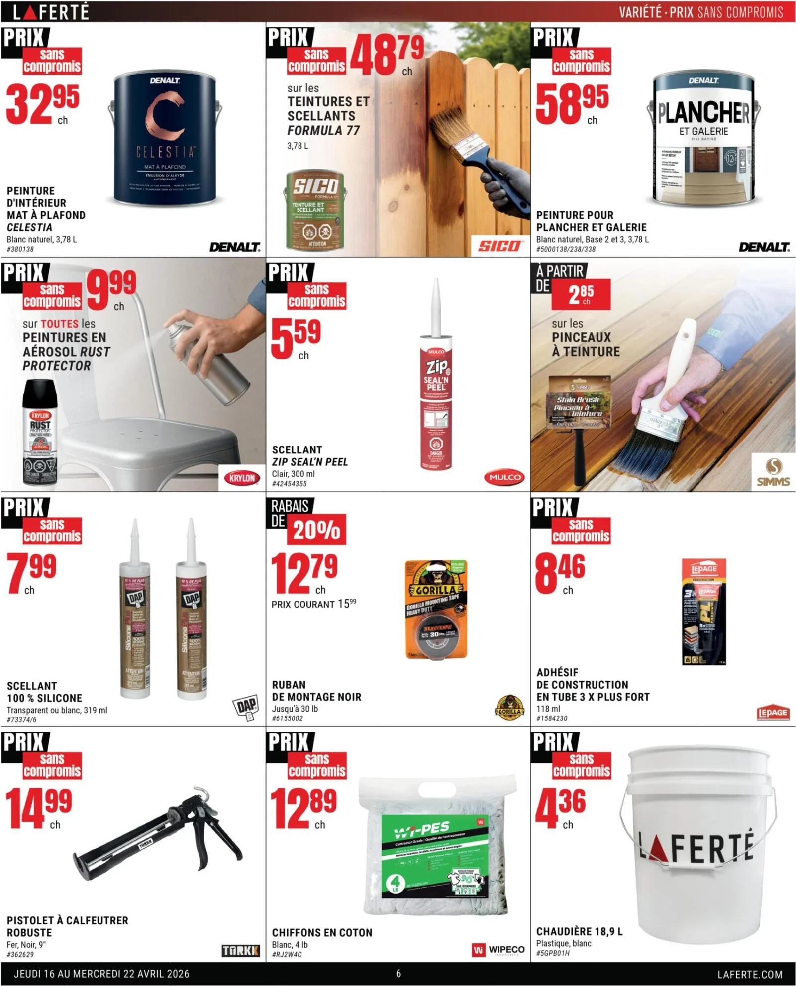 Page 6 de la Circulaire Laferté du 16 au 22 avril 2026