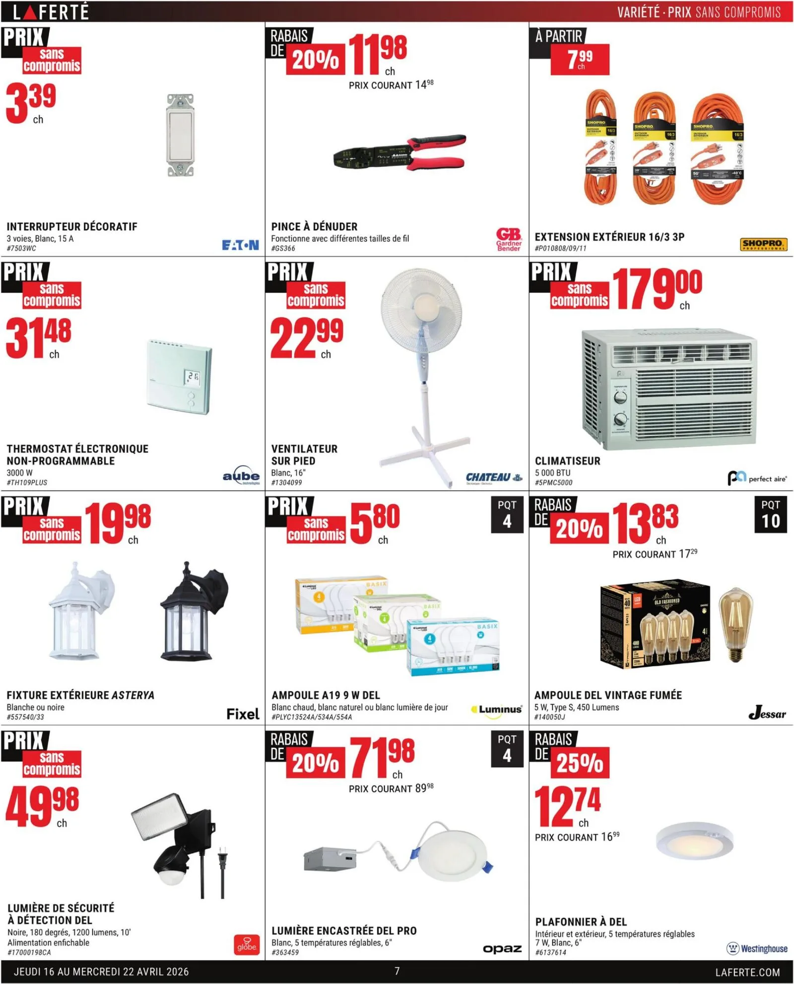 Page 7 de la Circulaire Laferté du 16 au 22 avril 2026