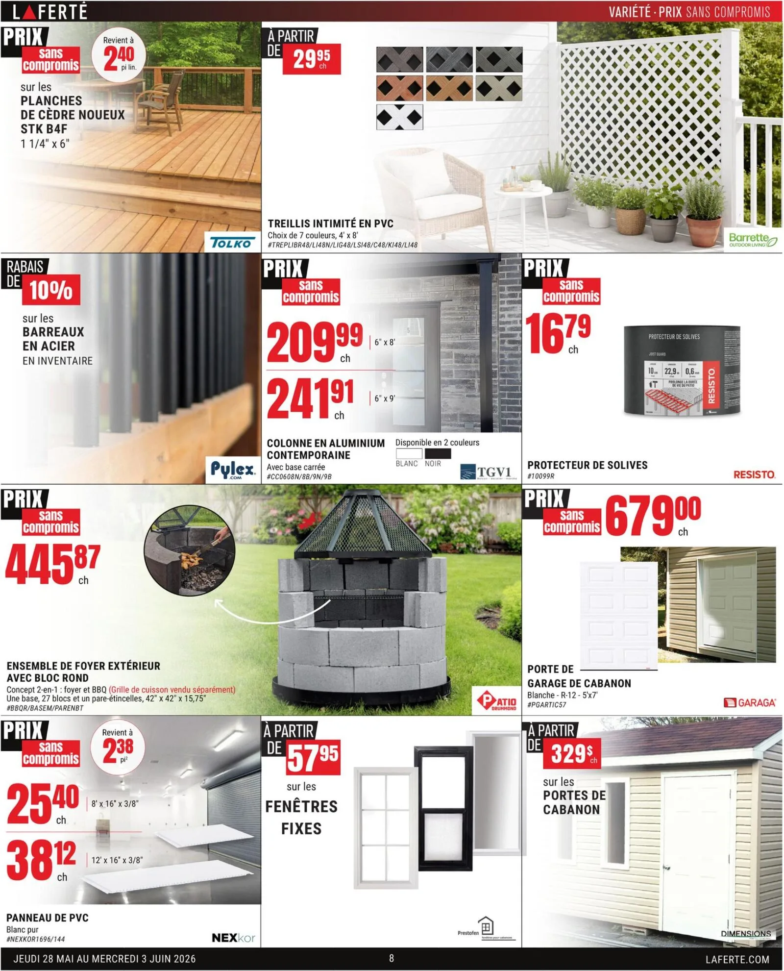 Page 8 de la Circulaire Laferté du 28 mai au 3 juin 2026