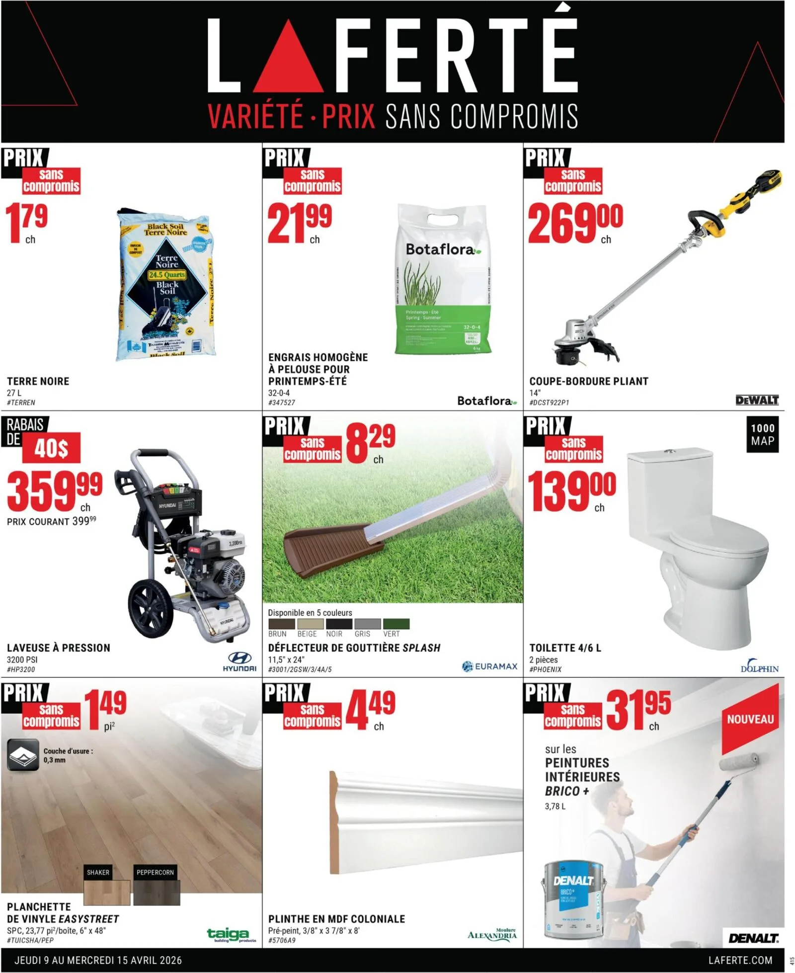 Page 1 de la Circulaire Laferté du 9 au 15 avril 2026