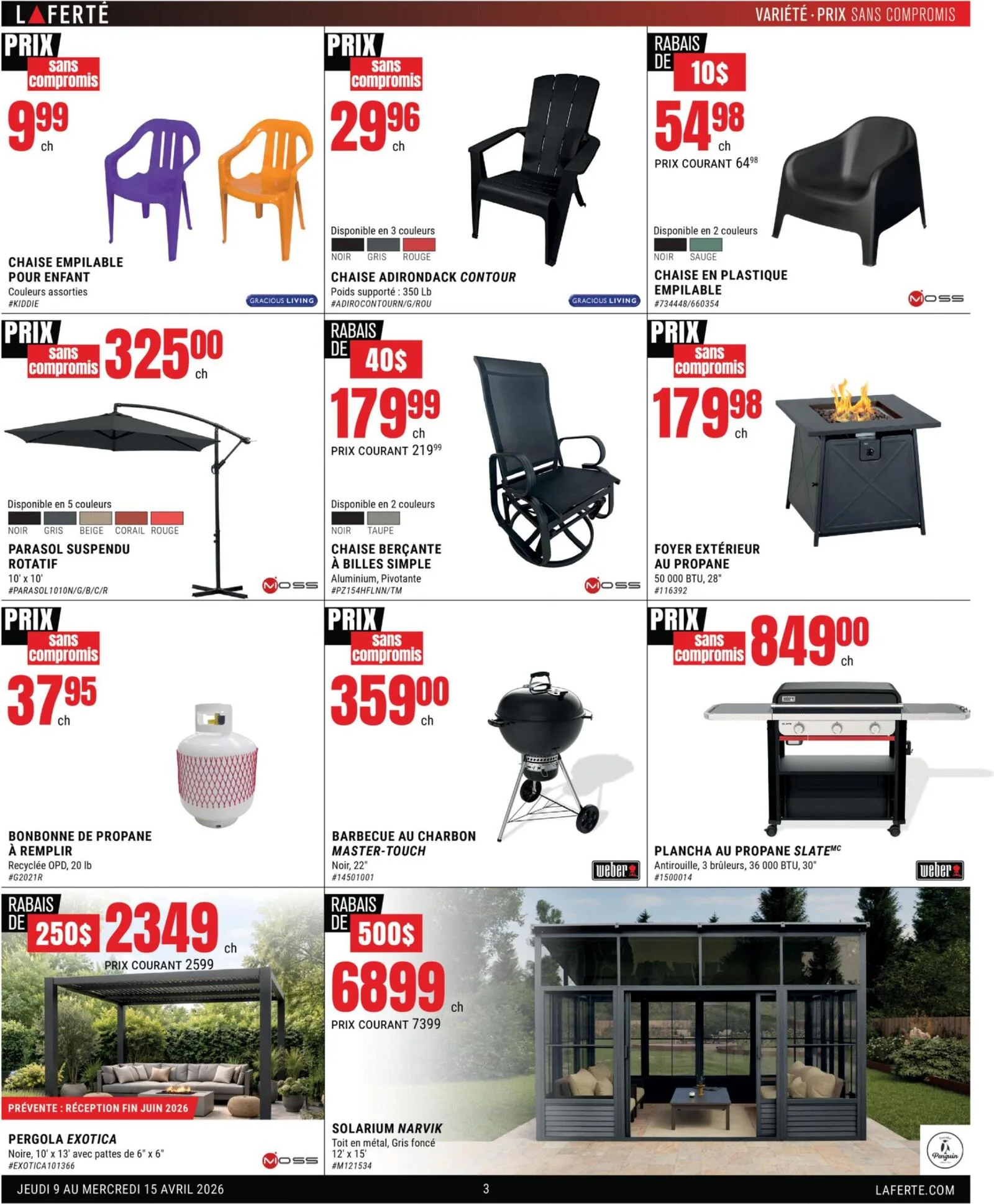 Page 3 de la Circulaire Laferté du 9 au 15 avril 2026