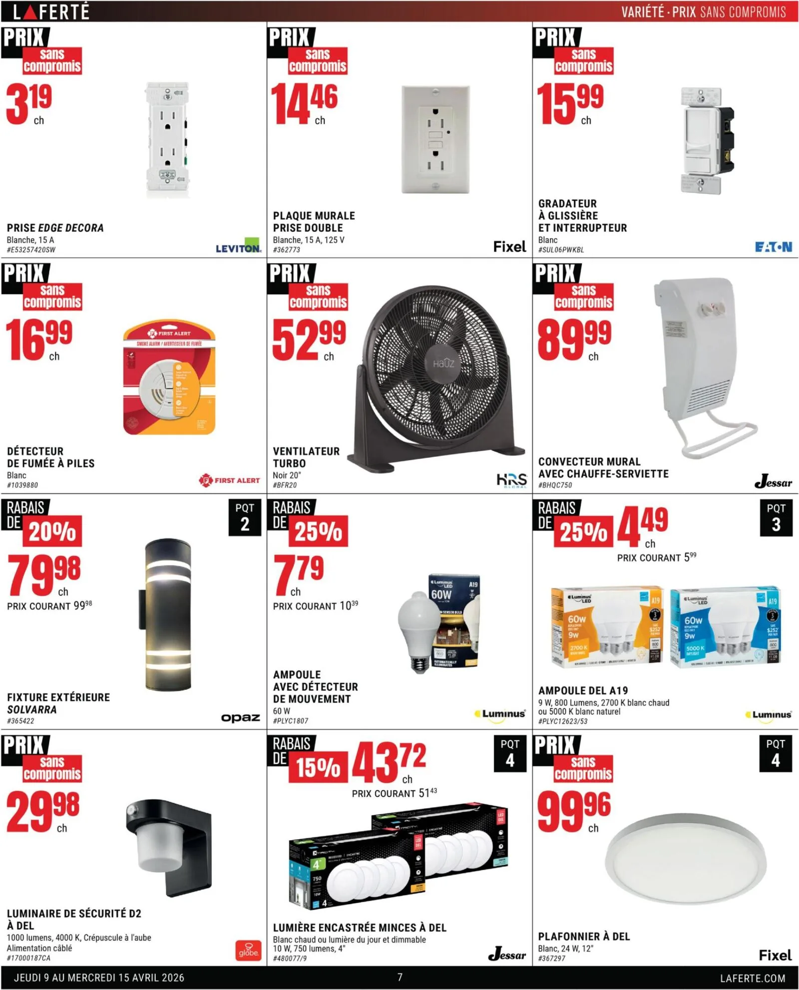 Page 7 de la Circulaire Laferté du 9 au 15 avril 2026