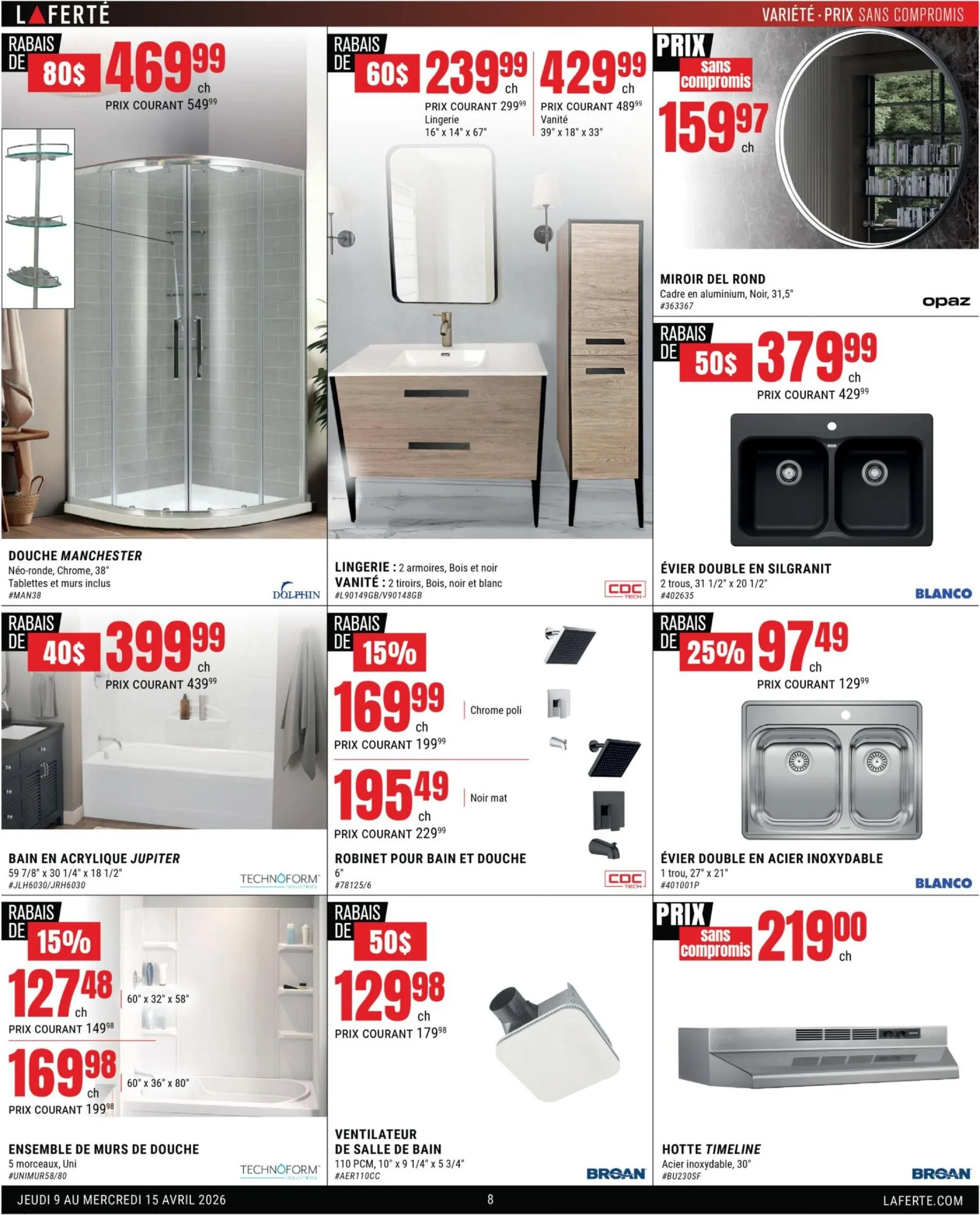 Page 8 de la Circulaire Laferté du 9 au 15 avril 2026