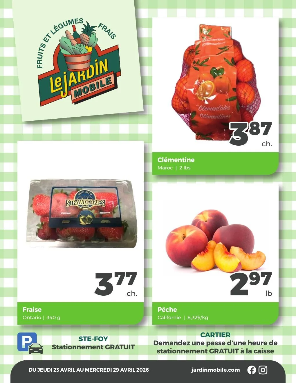 Page 1 de la Circulaire Le Jardin Mobile du 23 au 29 avril 2026