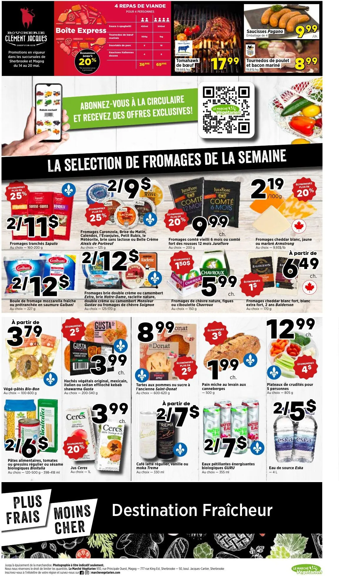 Page 3 de la Circulaire Le Marché Végétarien du 14 au 20 mai 2026