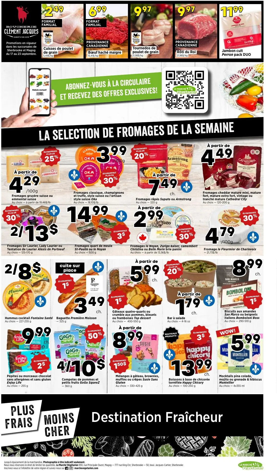 Page 3 de la Circulaire Le Marché Végétarien du 17 au 23 septembre 2026