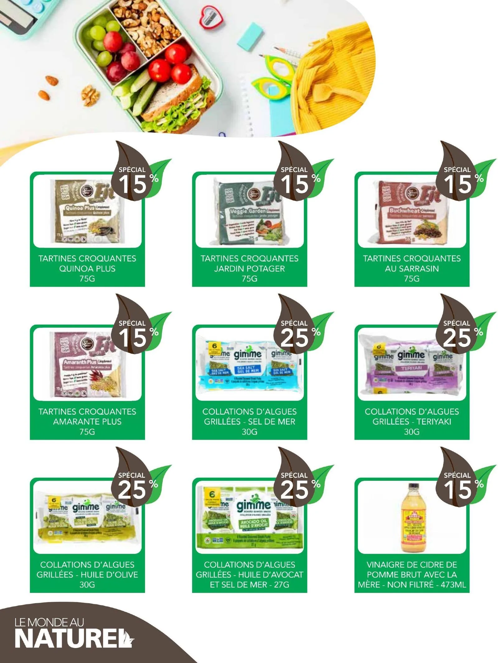 Page 3 de la Circulaire Le Monde au Naturel Alimentation du 1 au 30 septembre 2026