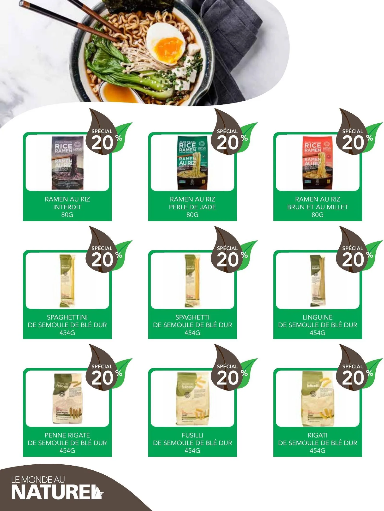Page 4 de la Circulaire Le Monde au Naturel Alimentation du 1 au 30 septembre 2026