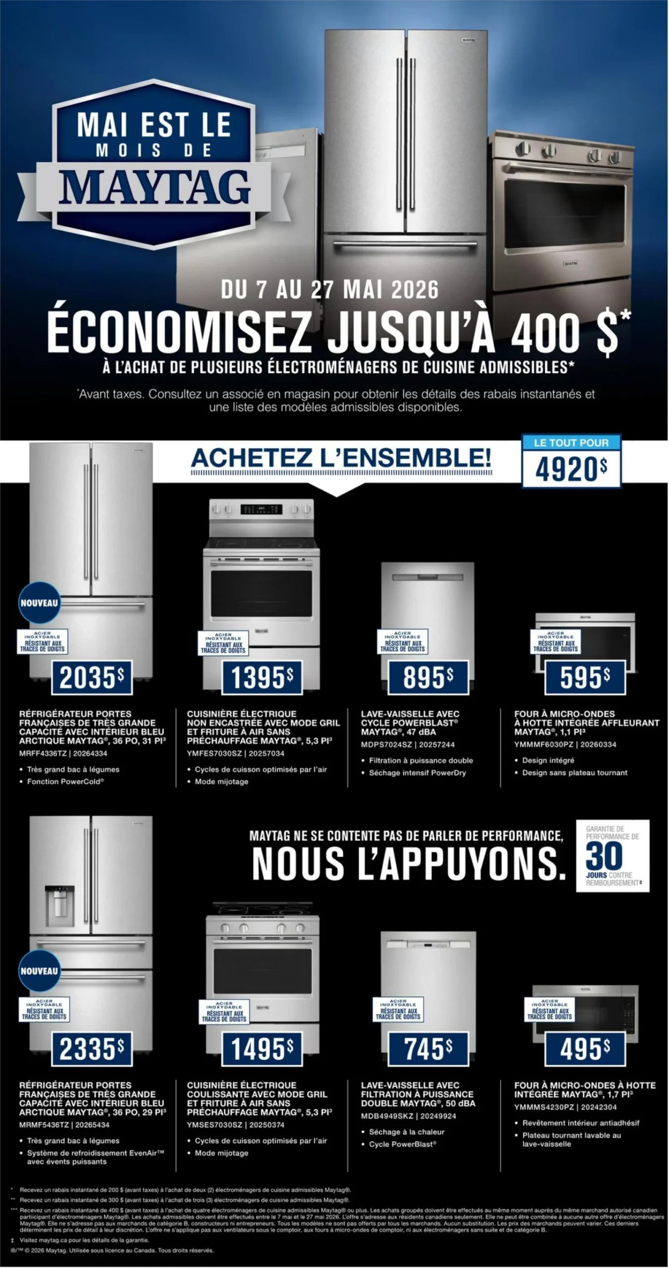 Page 1 de la Circulaire Léon Électroménager du 7 au 27 mai 2026