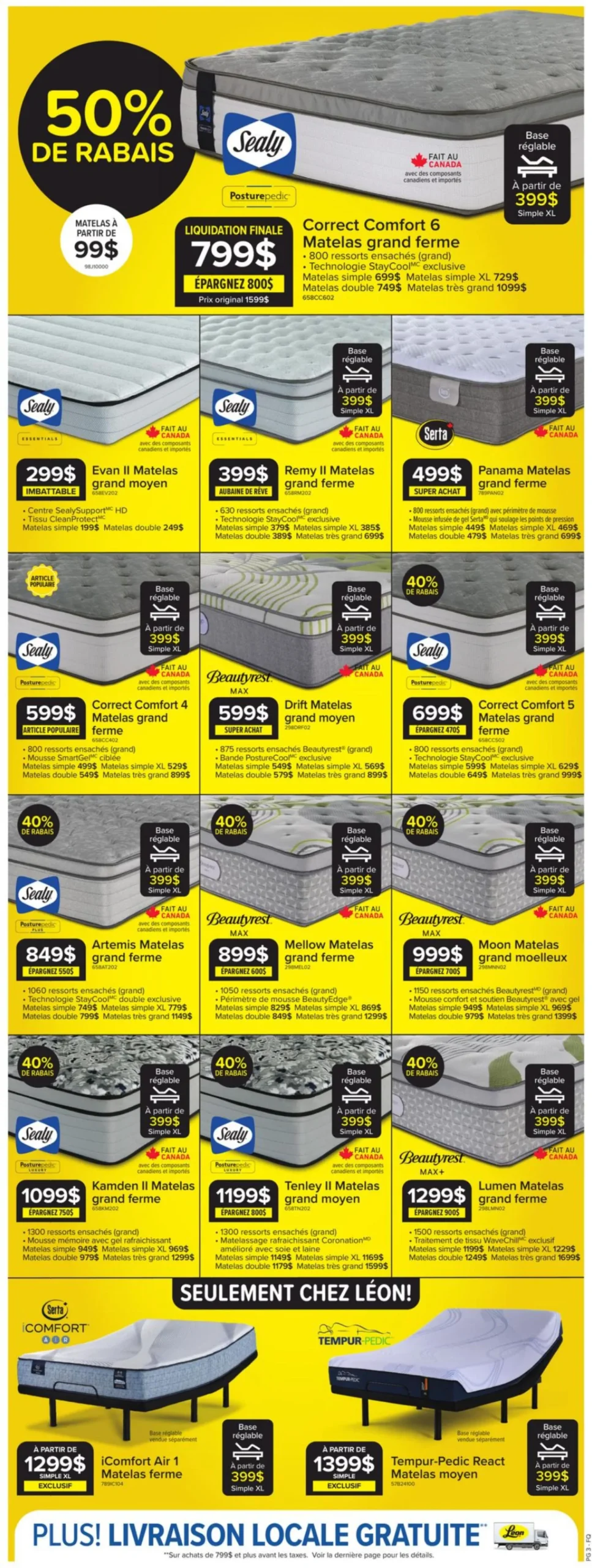 Page 3 de la Circulaire Léon Mega solde sofas du 11 au 24 juin 2026