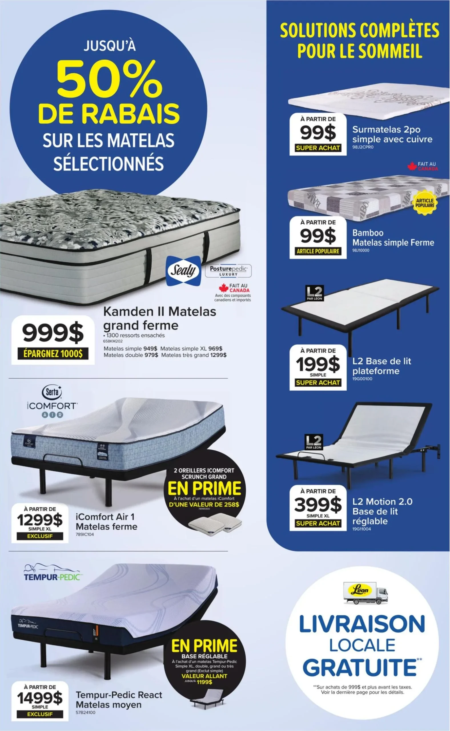 Page 3 de la Circulaire Léon Super Solde Sommeil du 17 septembre au 7 octobre 2026