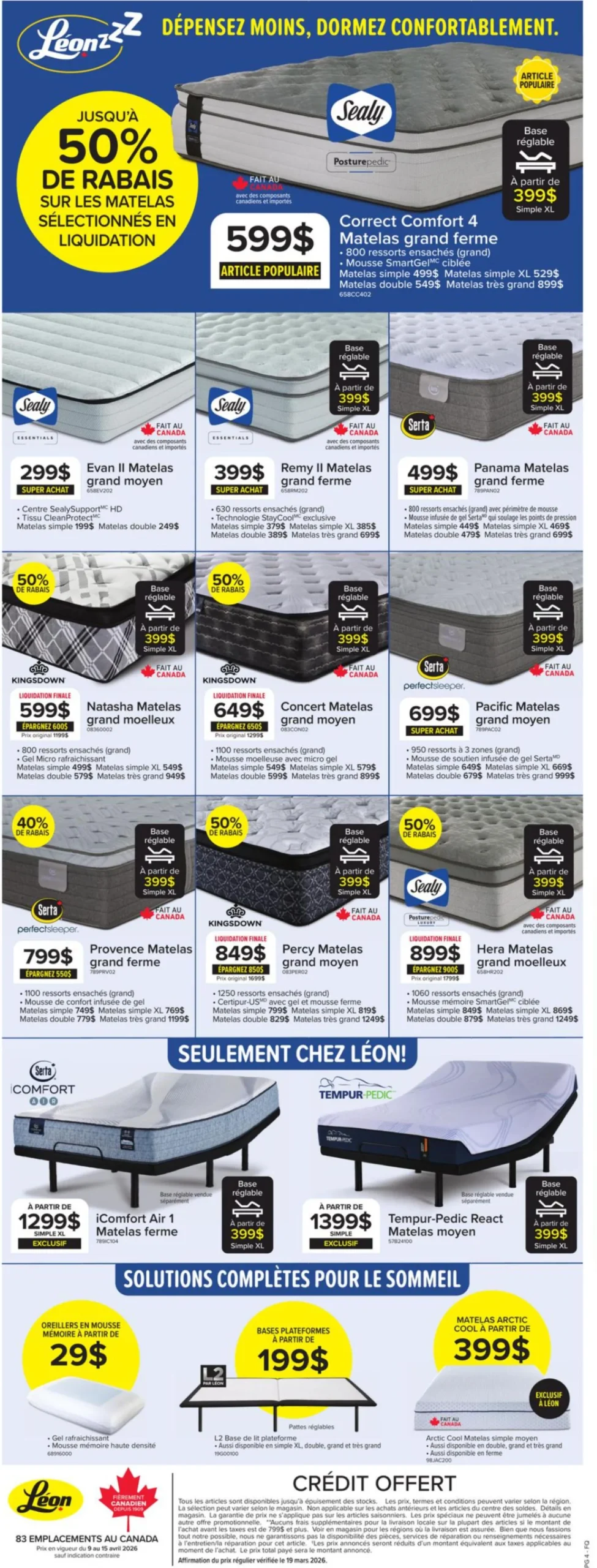 Page 4 de la Circulaire Léon du 9 au 15 avril 2026