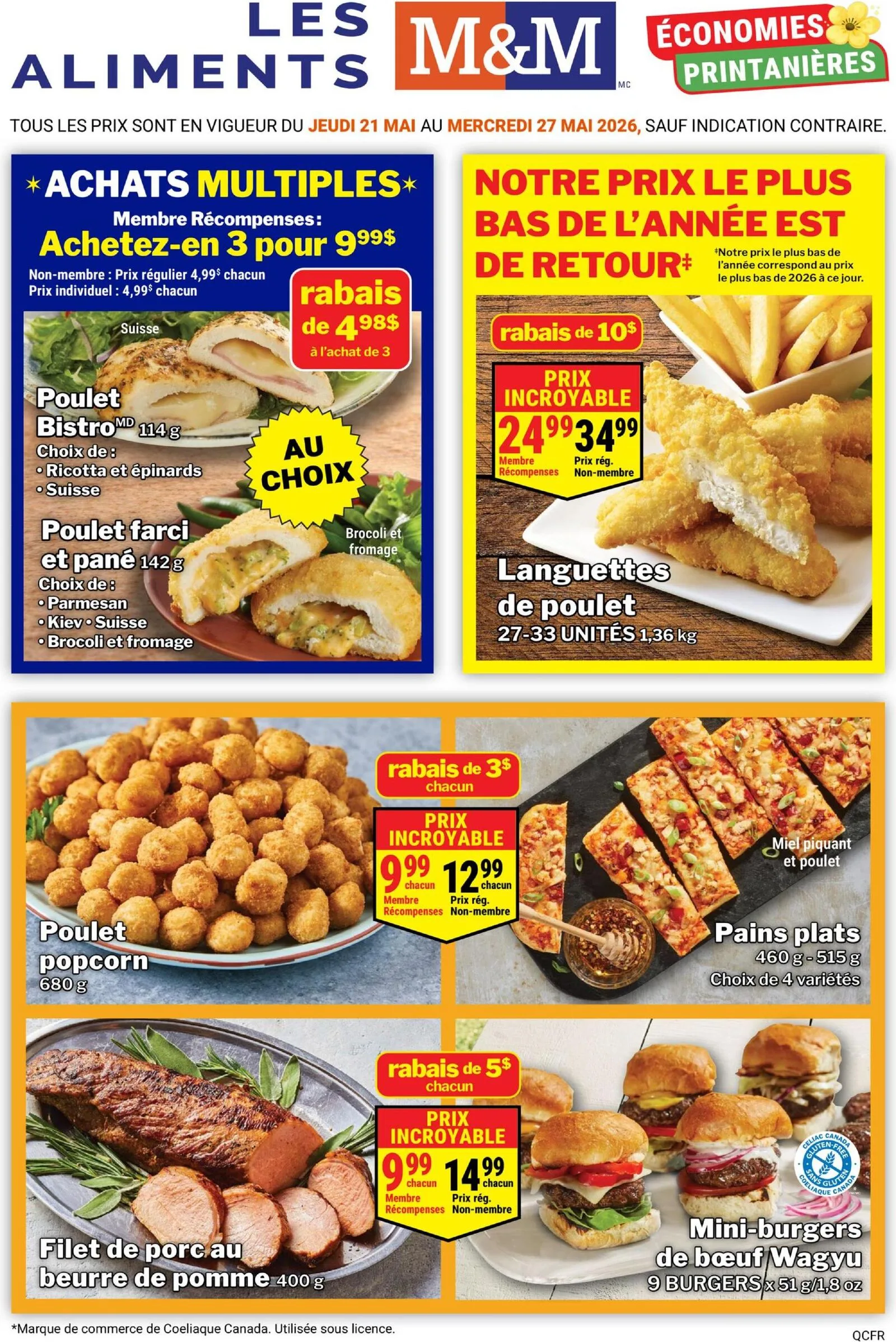 Page 1 de la Circulaire Les Aliments M&M du 21 au 27 mai 2026