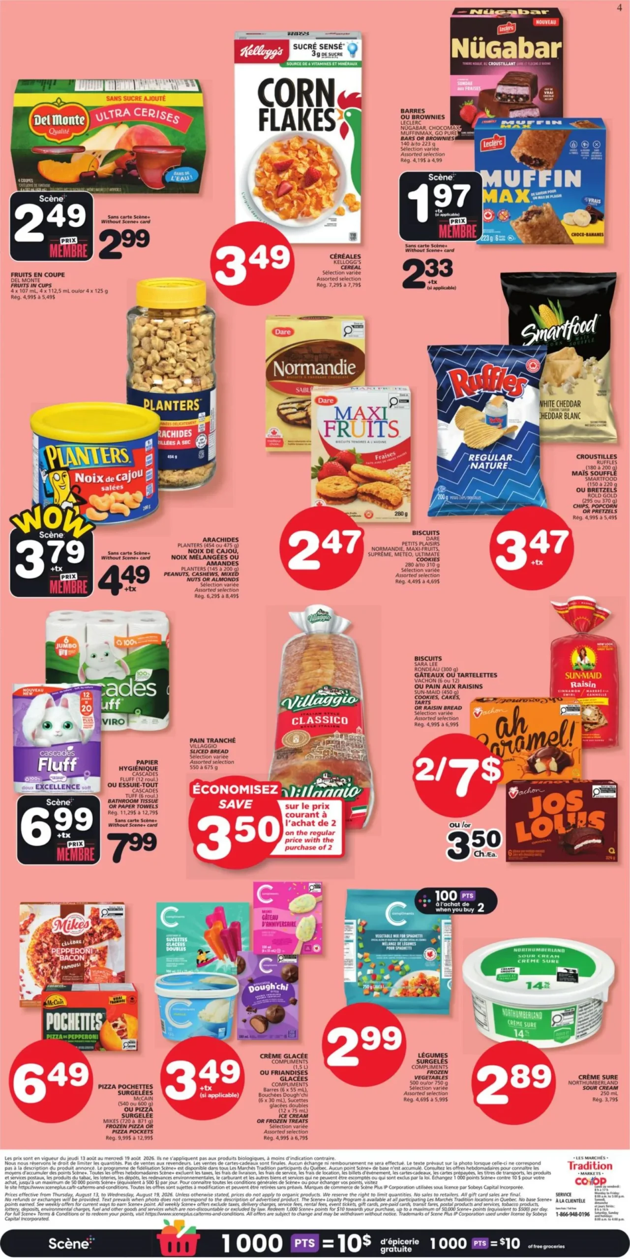 Page 4 de la Circulaire Les Marchés Tradition Coop du 13 au 19 août 2026