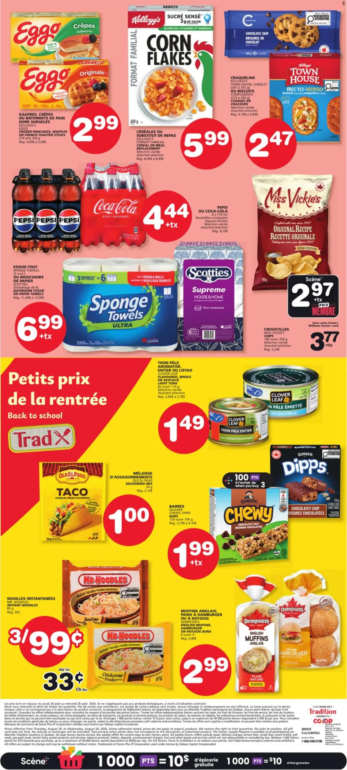 Page 2 de la Circulaire Les Marchés Tradition Coop du 20 au 26 août 2026