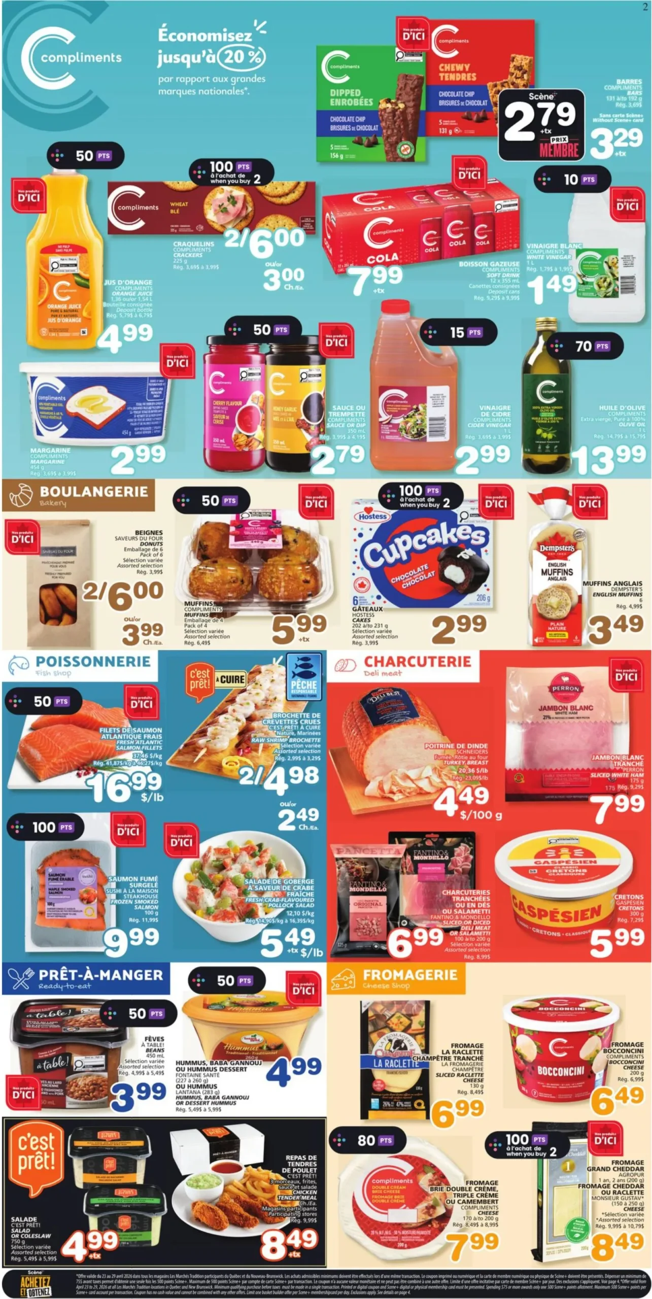 Page 2 de la Circulaire Les Marchés Tradition Coop du 23 au 29 avril 2026