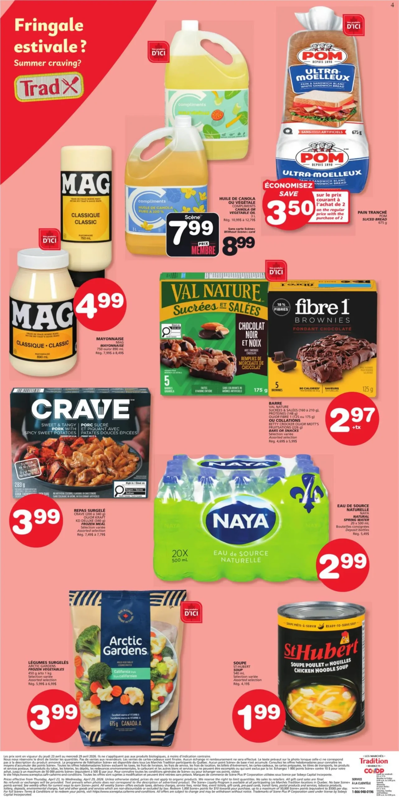 Page 4 de la Circulaire Les Marchés Tradition Coop du 23 au 29 avril 2026