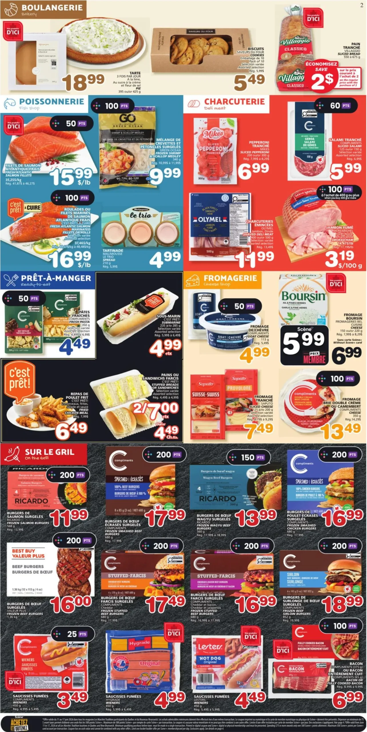Page 2 de la Circulaire Les Marchés Tradition Marchés Coop du 11 au 17 juin 2026