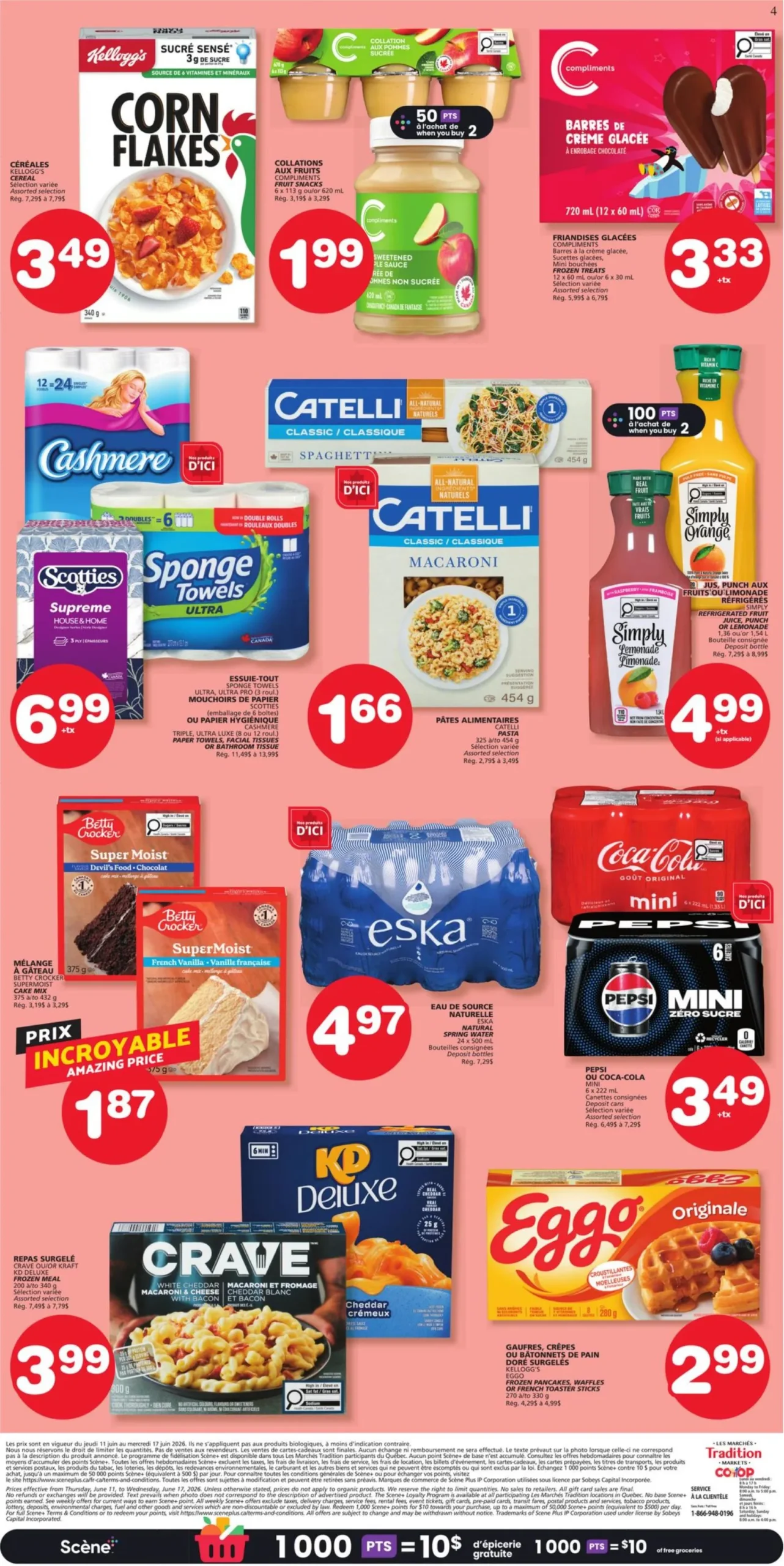 Page 4 de la Circulaire Les Marchés Tradition Marchés Coop du 11 au 17 juin 2026