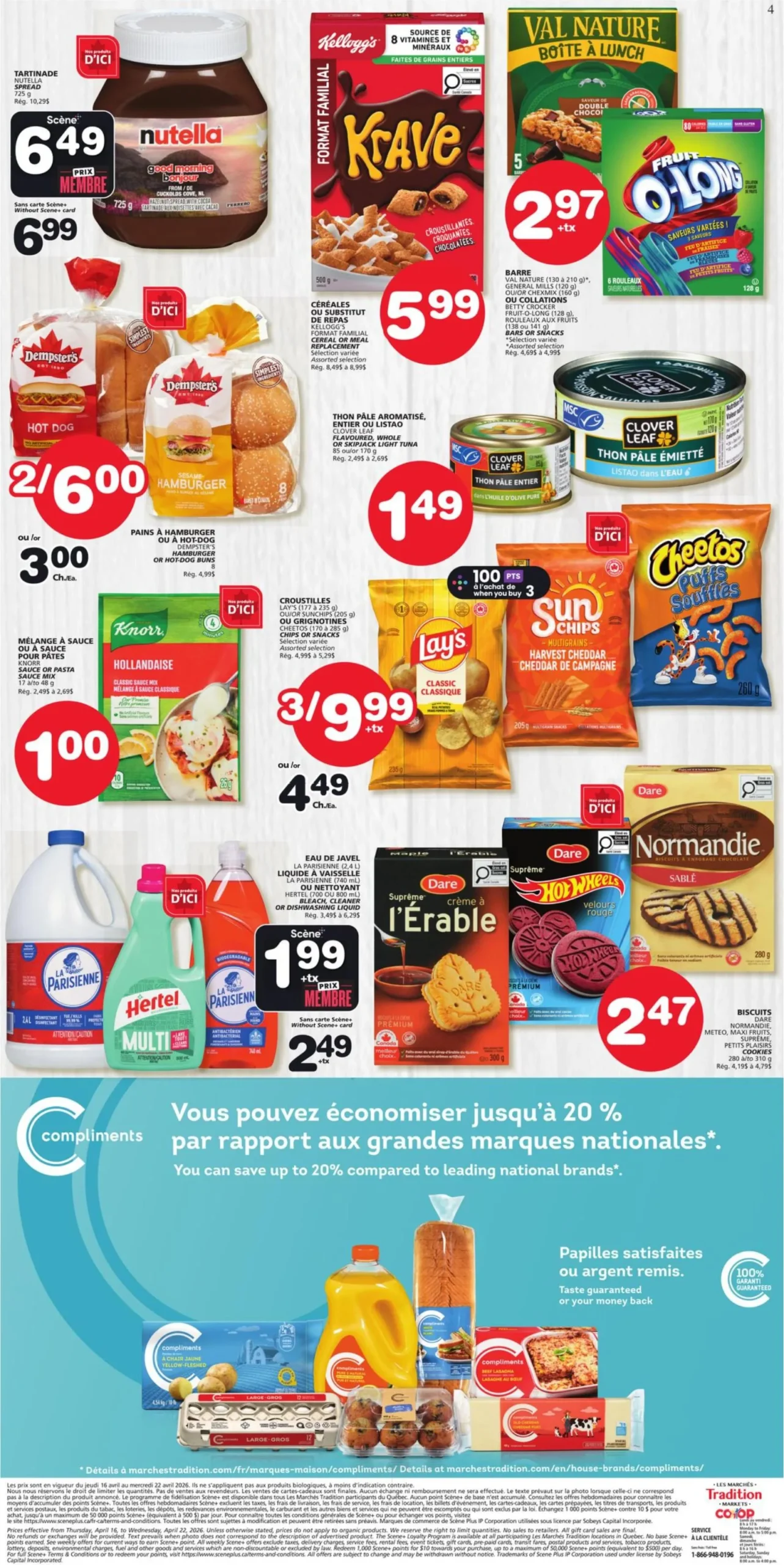 Page 2 de la Circulaire Les Marchés Tradition Marchés Coop du 16 au 22 avril 2026