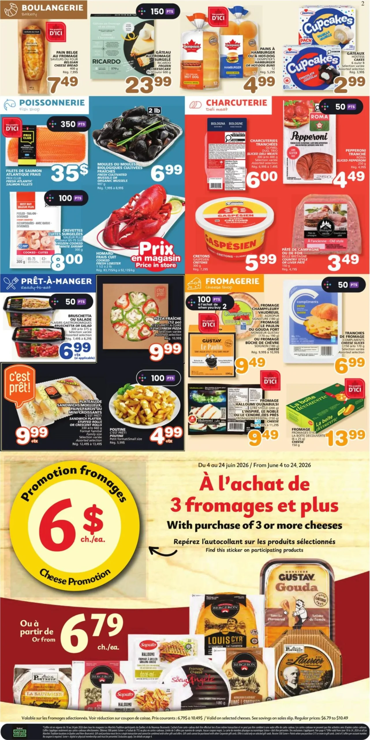 Page 2 de la Circulaire Les Marchés Tradition Marchés Coop du 18 au 24 juin 2026
