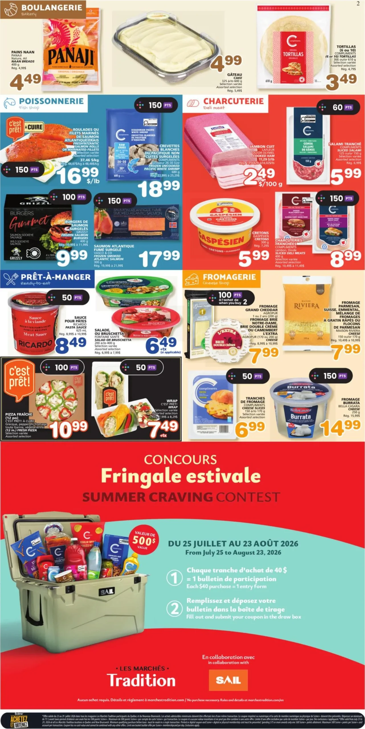 Page 2 de la Circulaire Les Marchés Tradition Marchés Coop du 23 au 29 juillet 2026