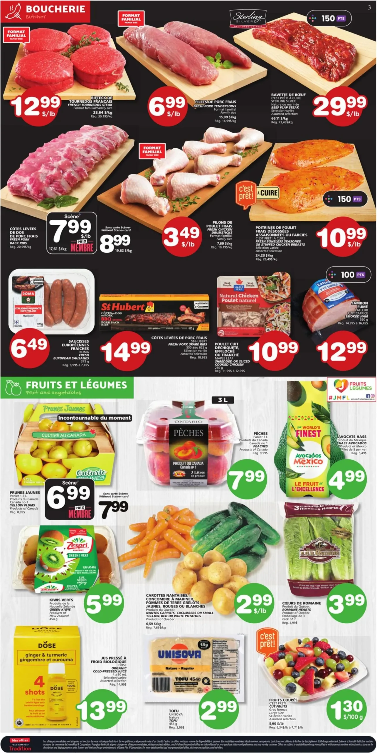 Page 3 de la Circulaire Les Marchés Tradition Marchés Coop du 23 au 29 juillet 2026