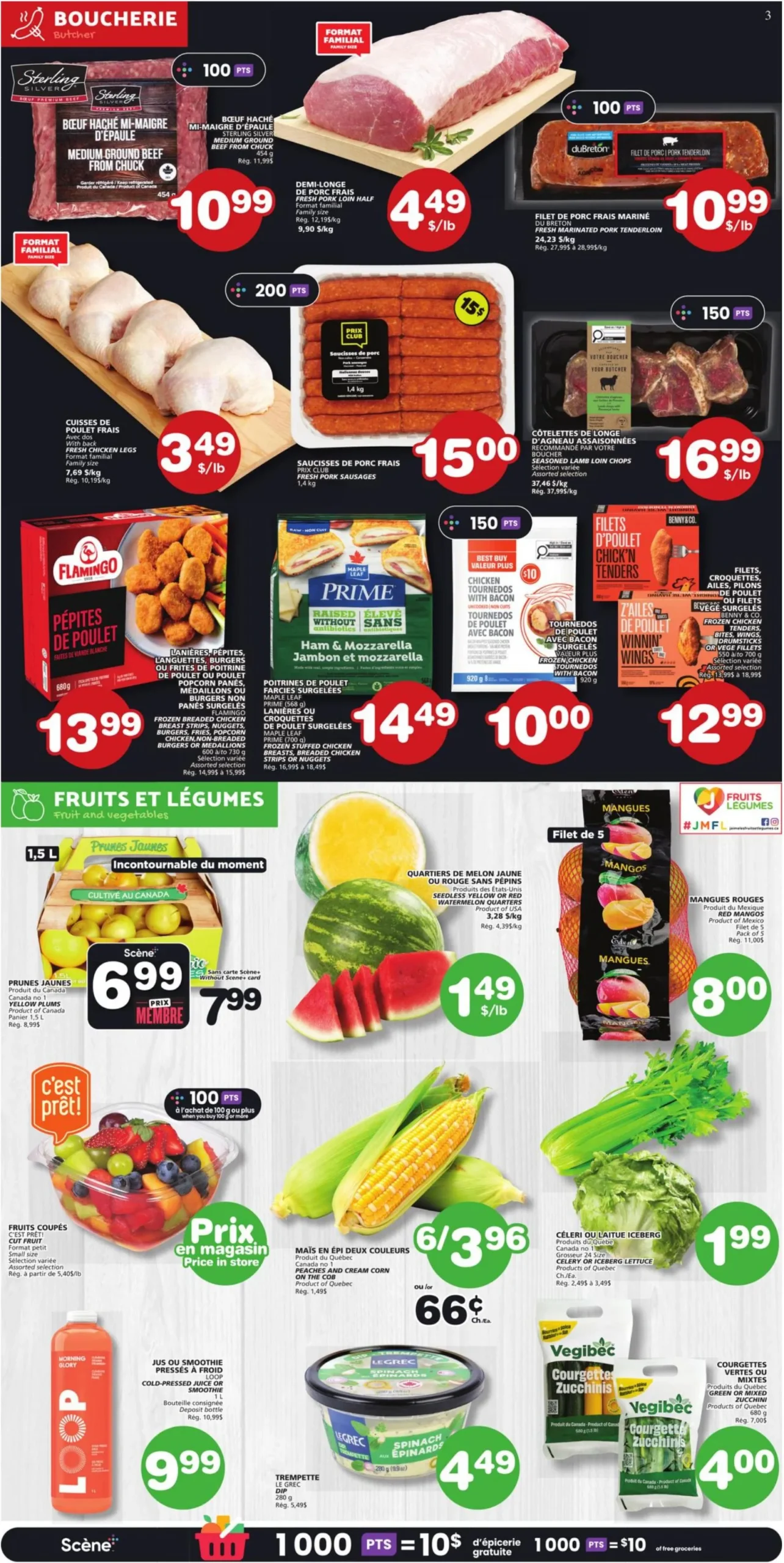 Page 4 de la Circulaire Les Marchés Tradition Marchés Coop du 30 juillet au 5 août 2026