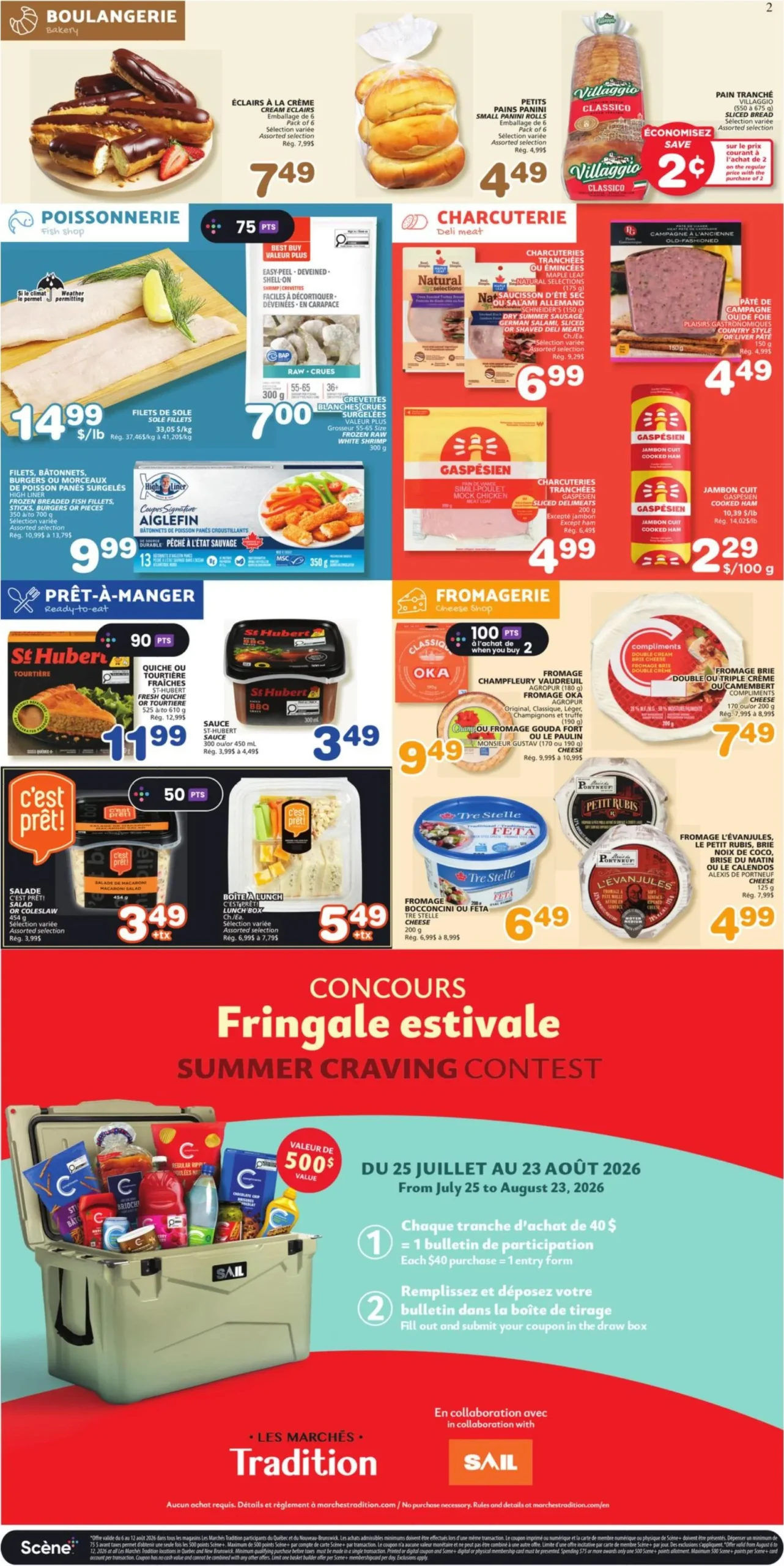 Page 3 de la Circulaire Les Marchés Tradition Marchés Coop du 6 au 12 août 2026