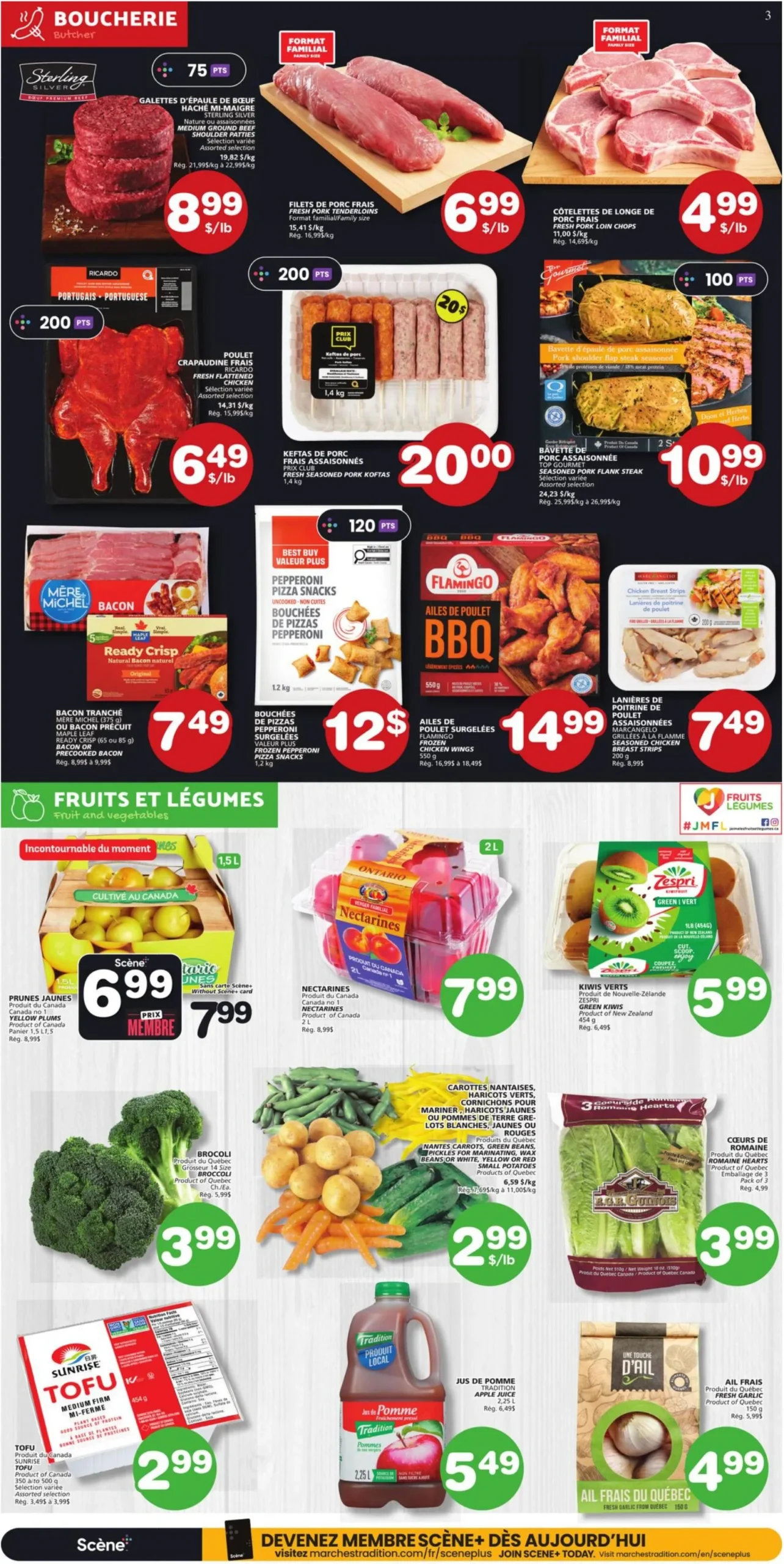 Page 4 de la Circulaire Les Marchés Tradition Marchés Coop du 6 au 12 août 2026
