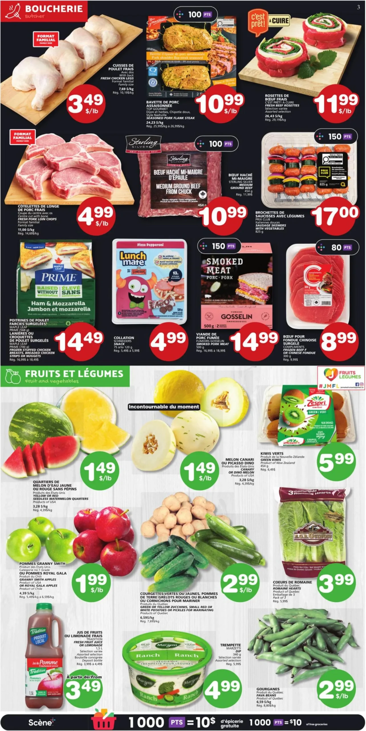 Page 4 de la Circulaire Les Marchés Tradition Marchés Coop du 9 au 15 juillet 2026