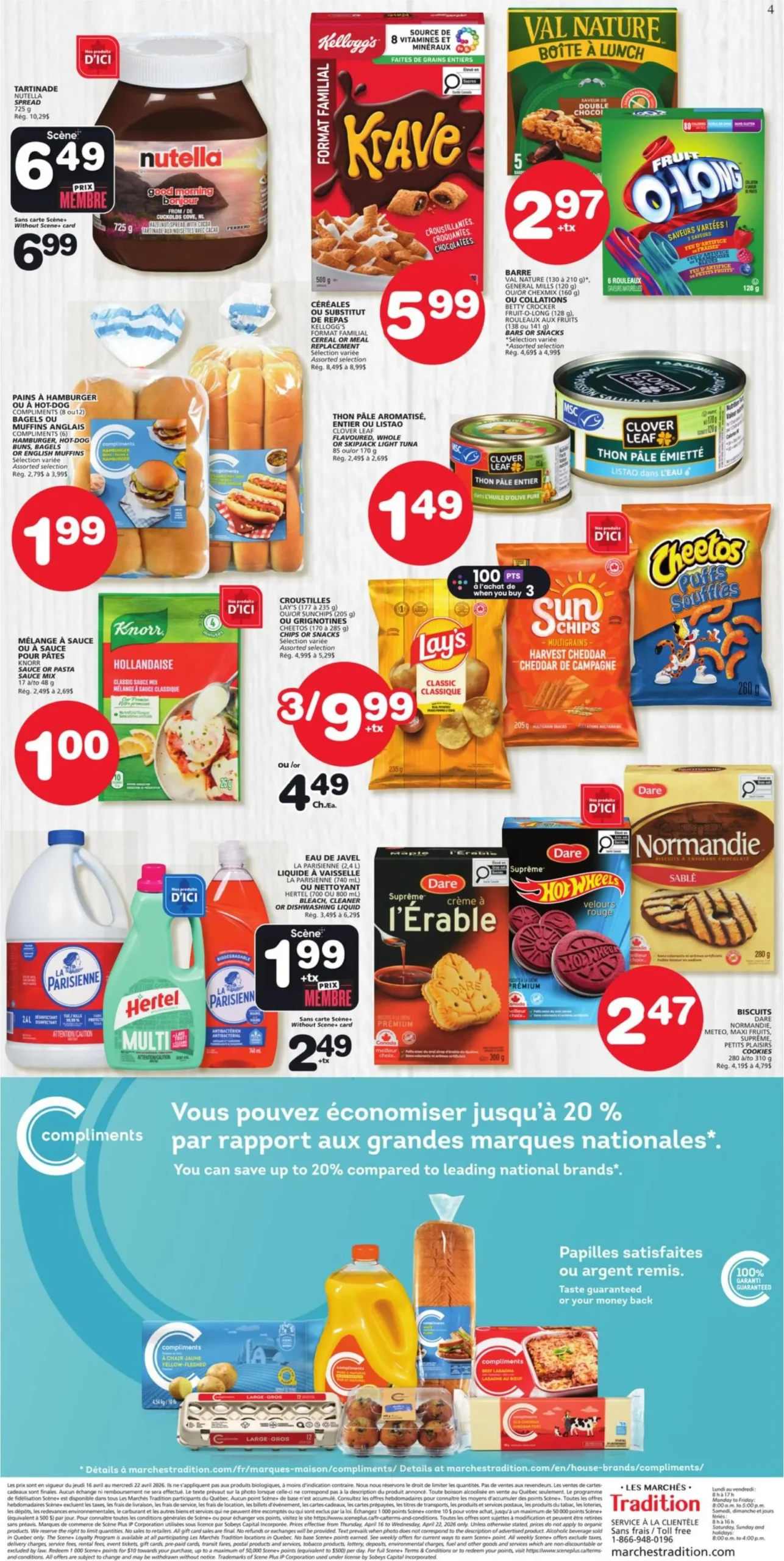 Page 2 de la Circulaire Les Marchés Tradition du 16 au 22 avril 2026