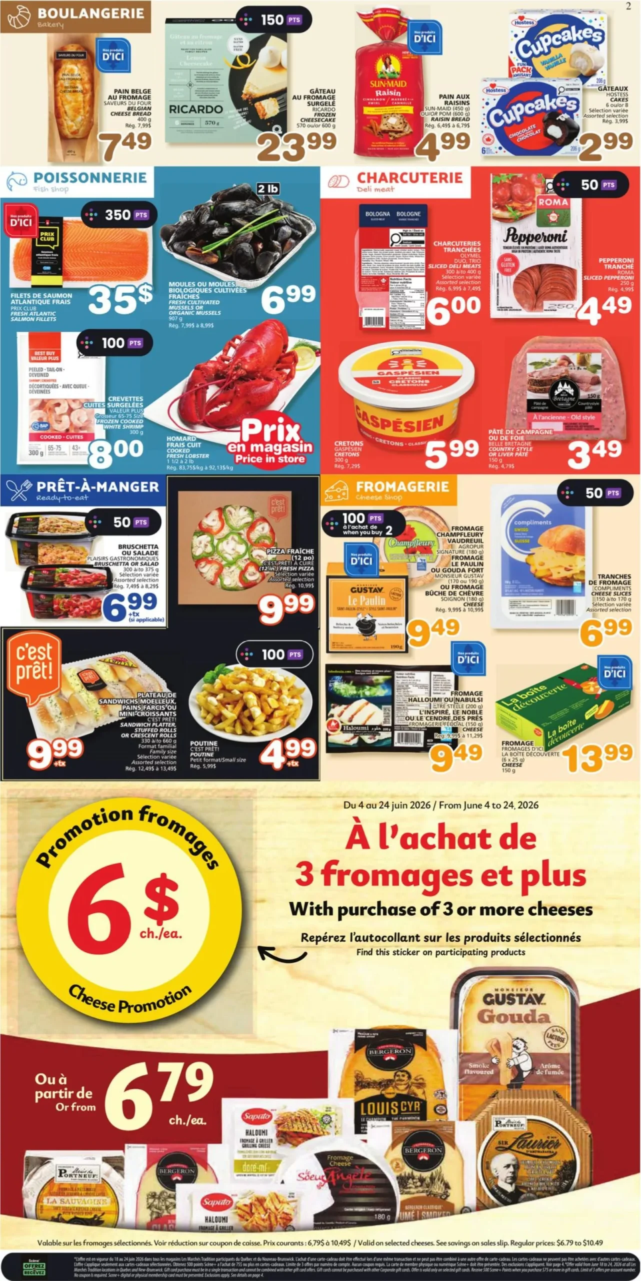 Page 2 de la Circulaire Les Marchés Tradition du 18 au 24 juin 2026