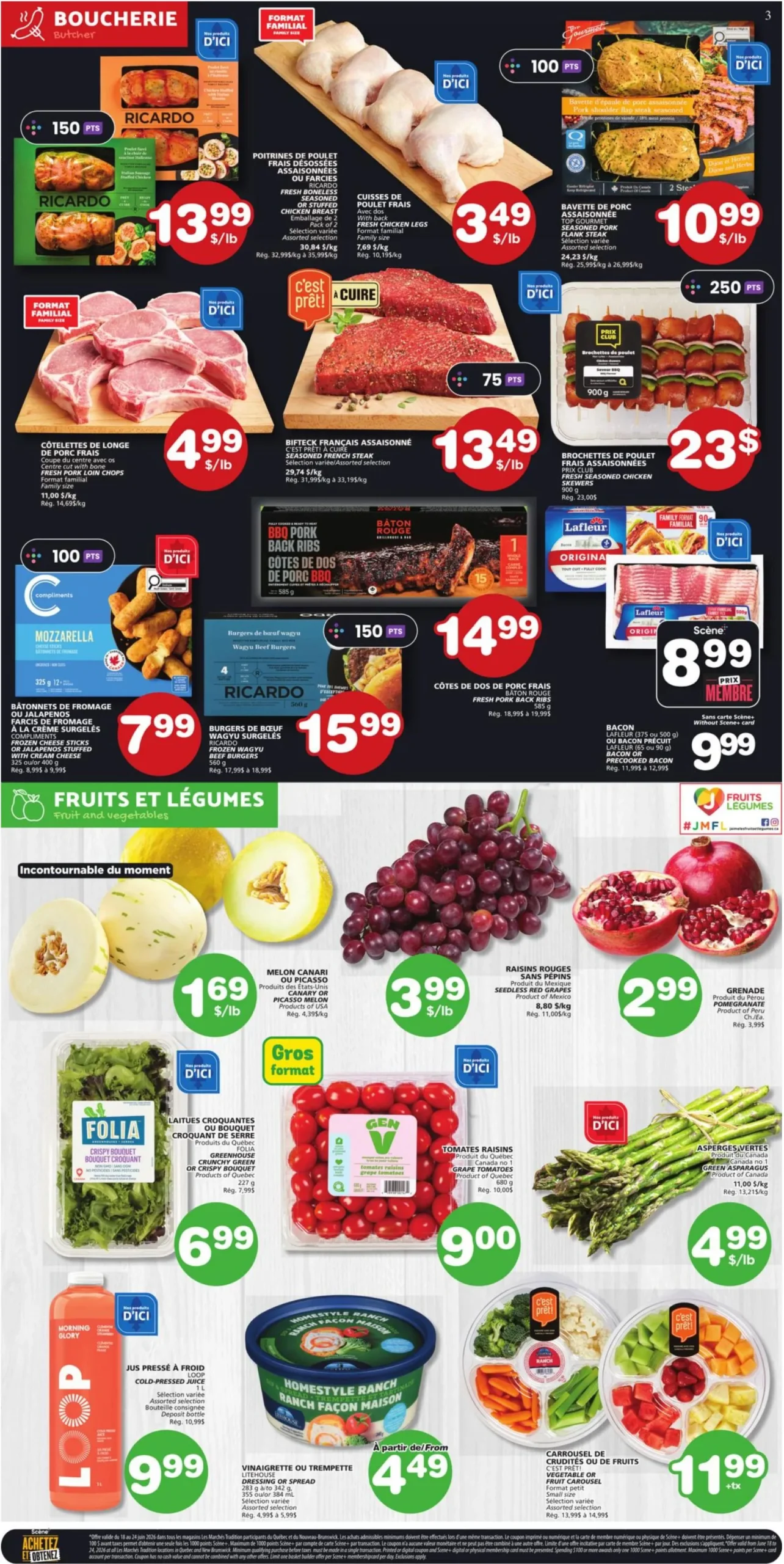Page 3 de la Circulaire Les Marchés Tradition du 18 au 24 juin 2026