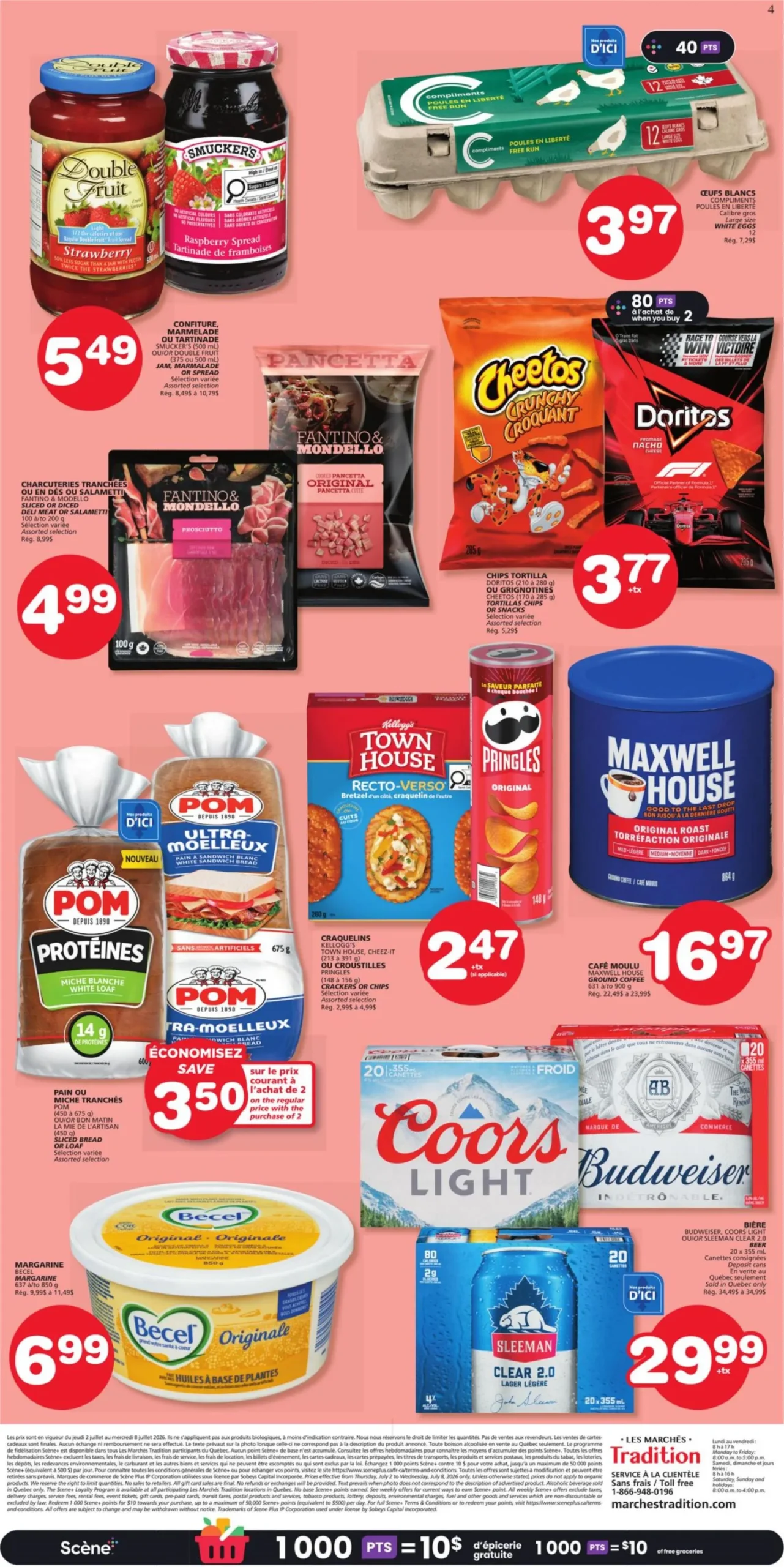 Page 2 de la Circulaire Les Marchés Tradition du 2 au 8 juillet 2026