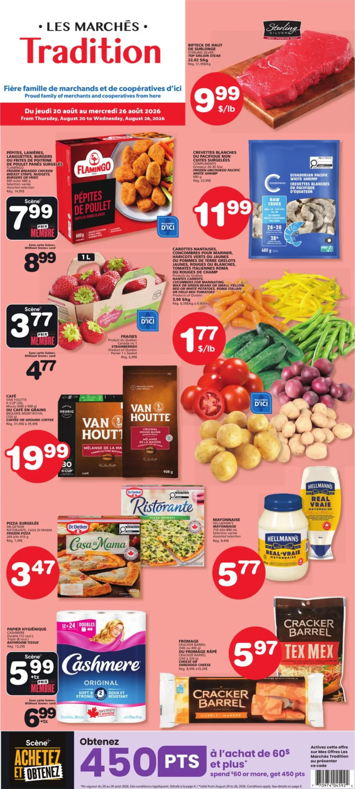 Page 1 de la Circulaire Les Marchés Tradition du 20 au 26 août 2026