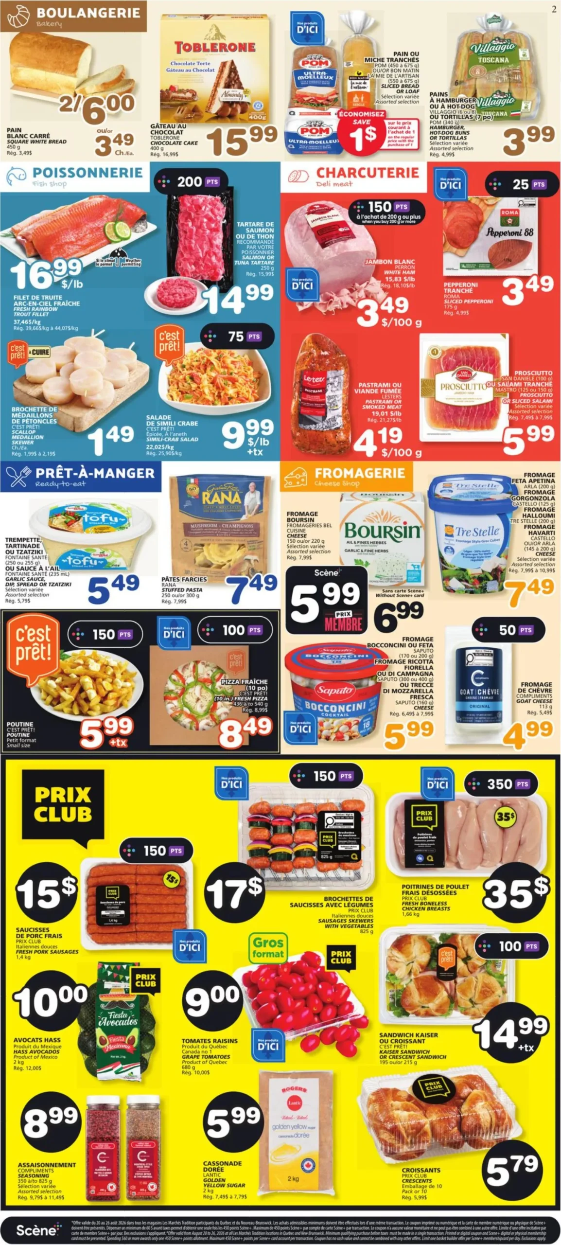 Page 3 de la Circulaire Les Marchés Tradition du 20 au 26 août 2026