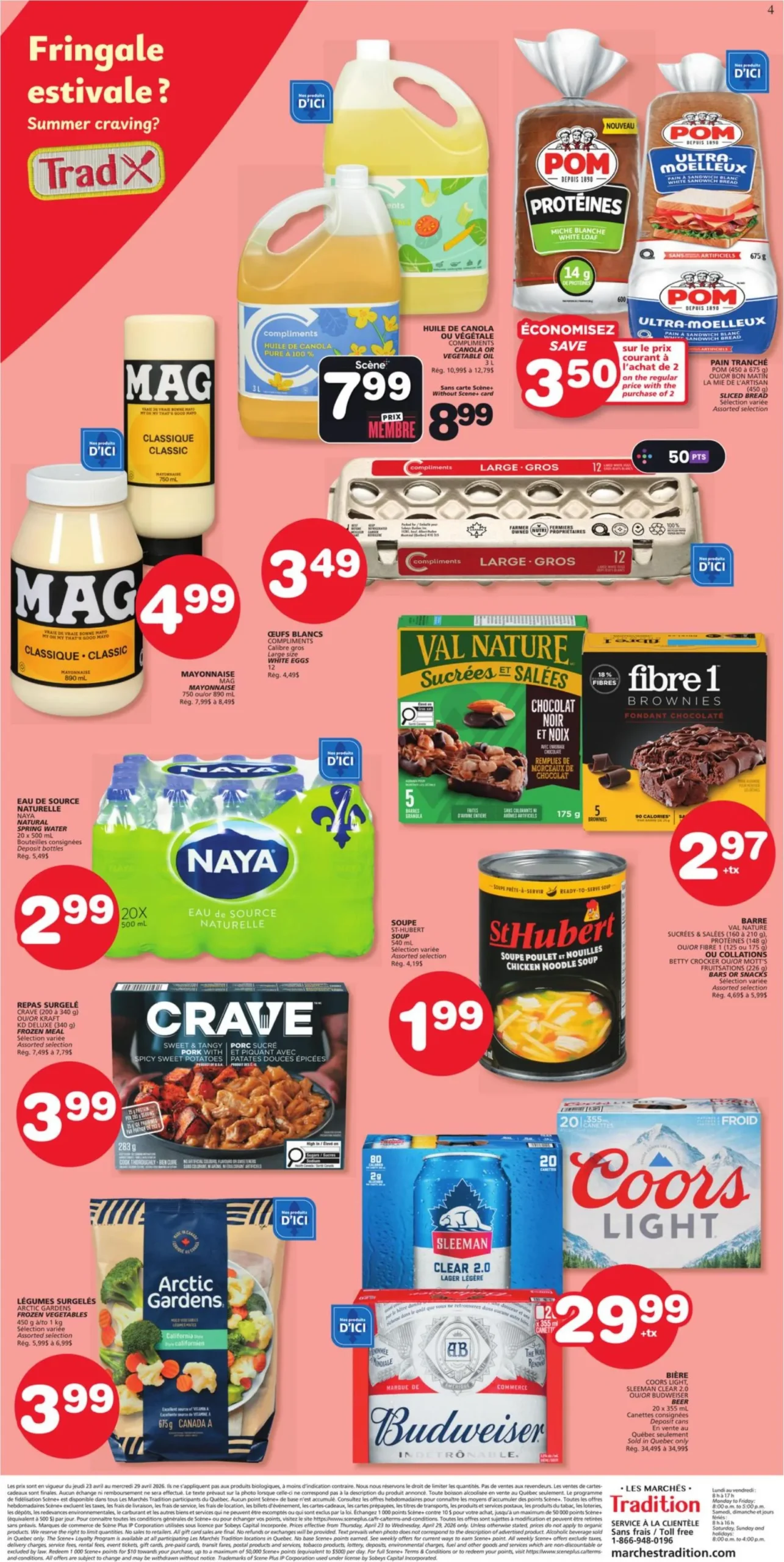 Page 2 de la Circulaire Les Marchés Tradition du 23 au 29 avril 2026