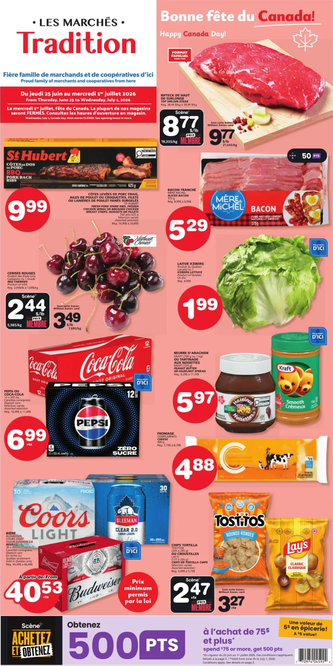 Page 1 de la Circulaire Les Marchés Tradition du 25 juin au 1 juillet 2026