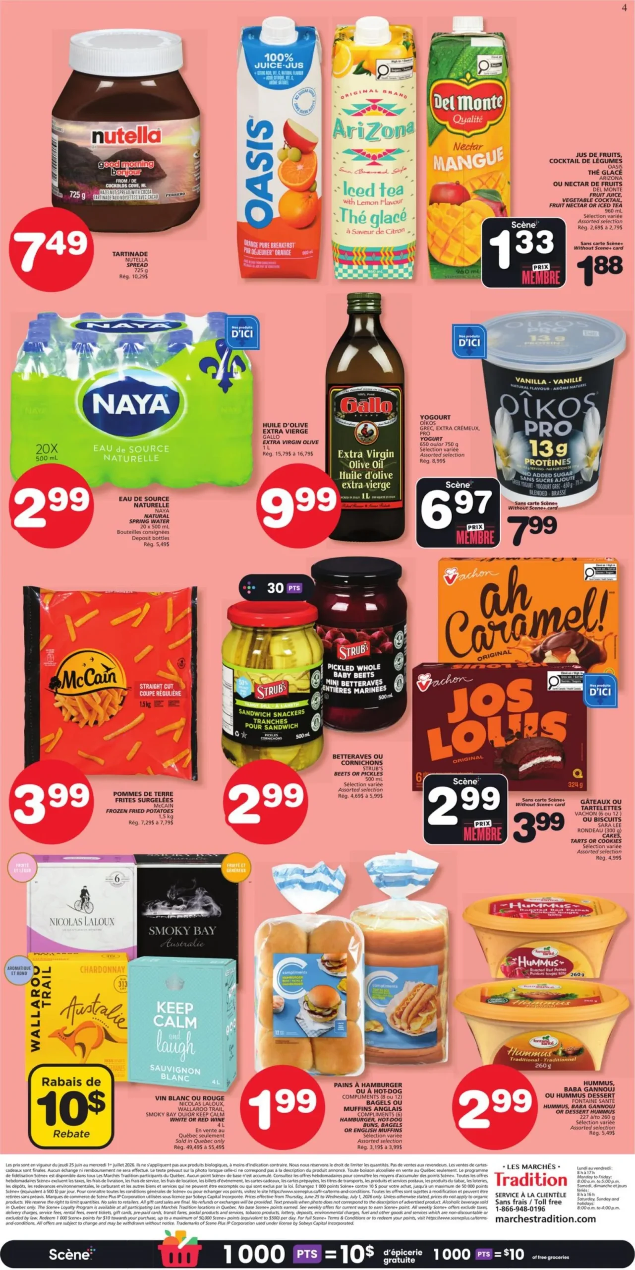 Page 2 de la Circulaire Les Marchés Tradition du 25 juin au 1 juillet 2026