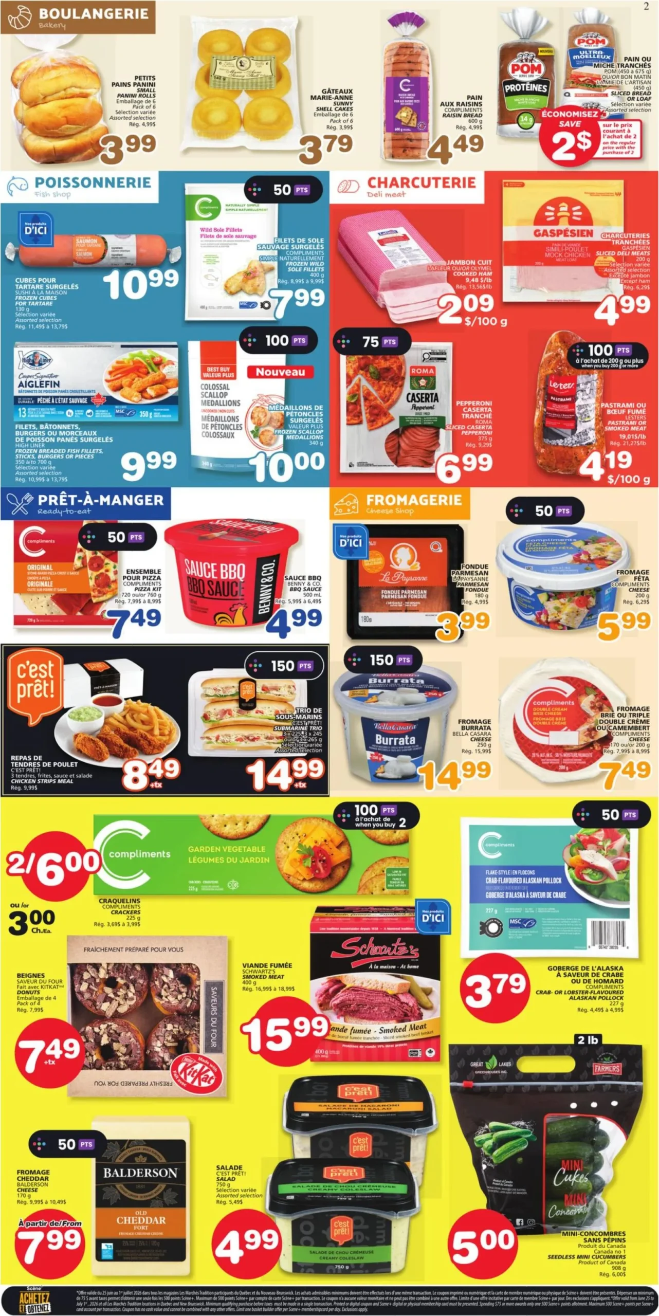 Page 3 de la Circulaire Les Marchés Tradition du 25 juin au 1 juillet 2026