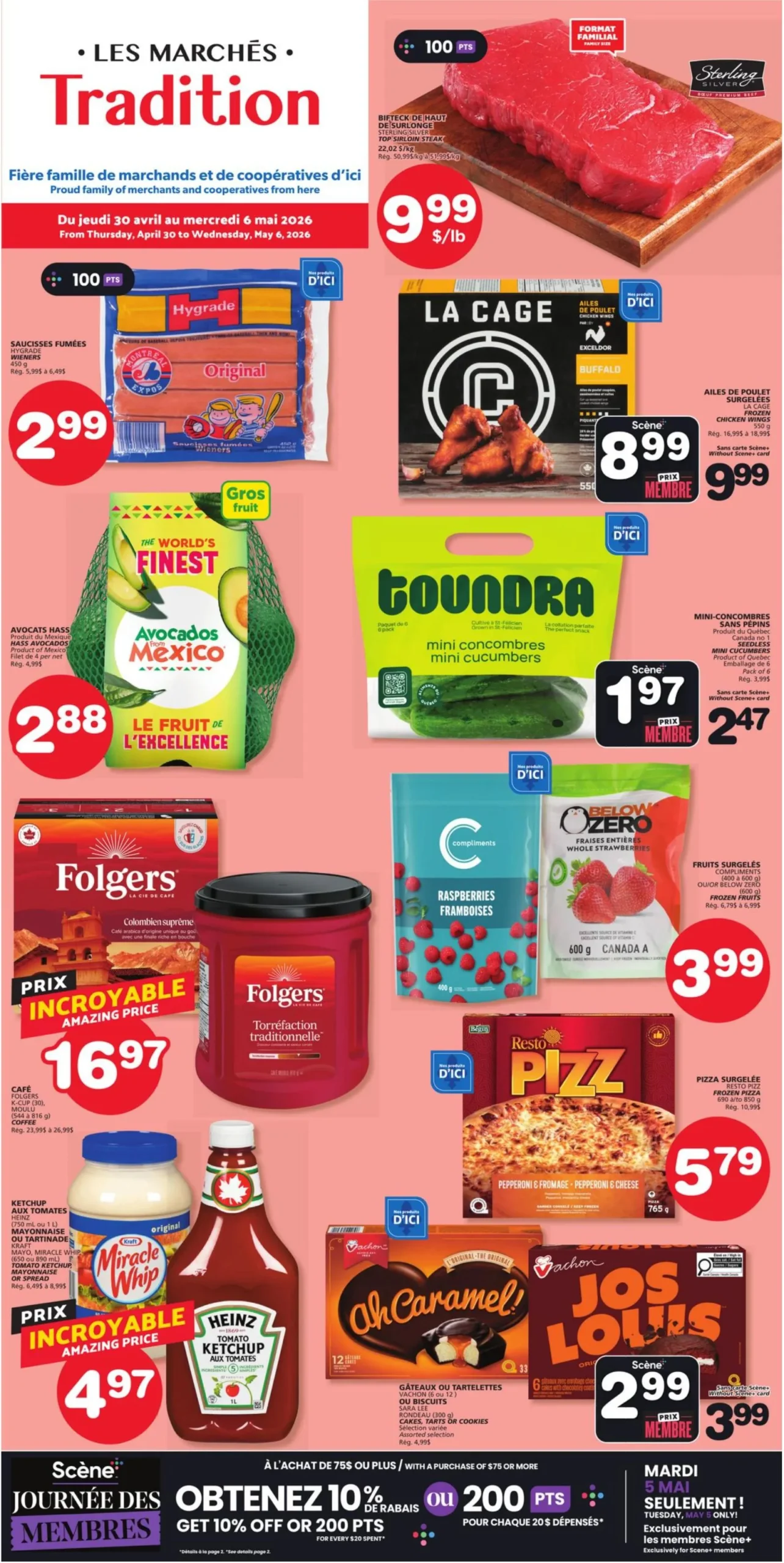 Page 1 de la Circulaire Les Marchés Tradition du 30 avril au 6 mai 2026