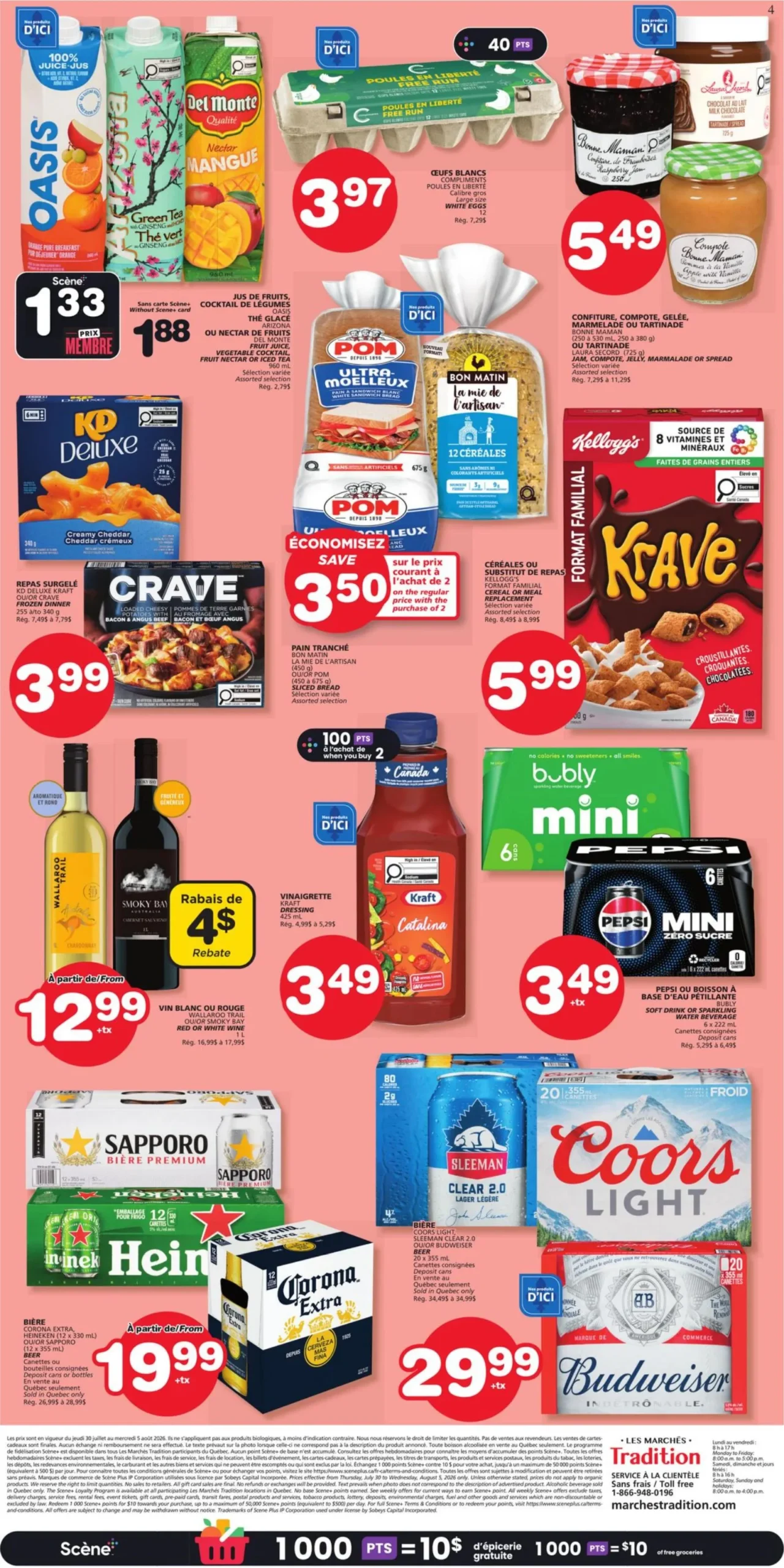 Page 2 de la Circulaire Les Marchés Tradition du 30 juillet au 5 août 2026