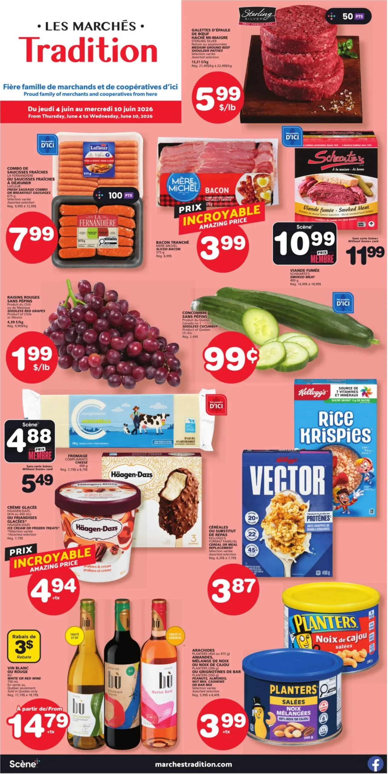 Page 1 de la Circulaire Les Marchés Tradition du 4 au 10 juin 2026