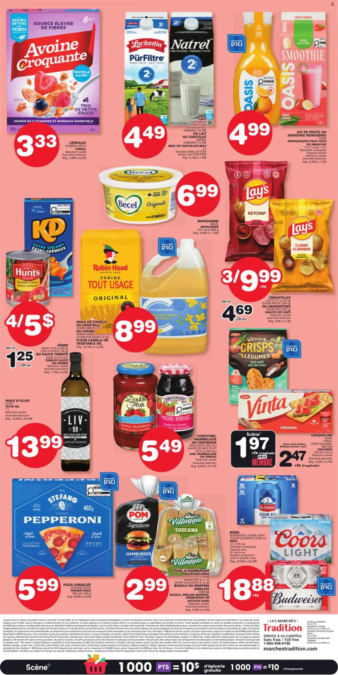 Page 2 de la Circulaire Les Marchés Tradition du 6 au 12 août 2026