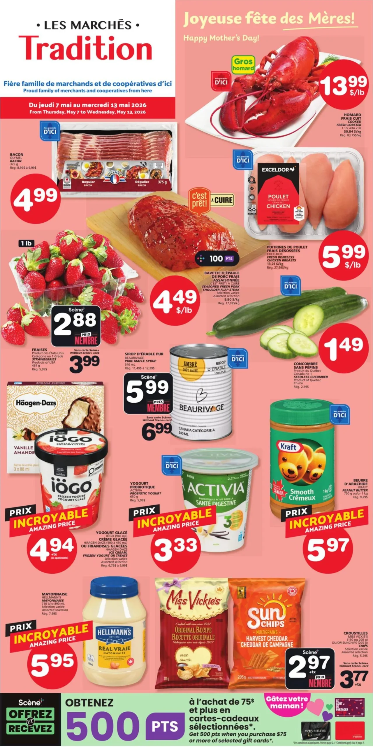 Page 1 de la Circulaire Les Marchés Tradition du 7 au 13 mai 2026