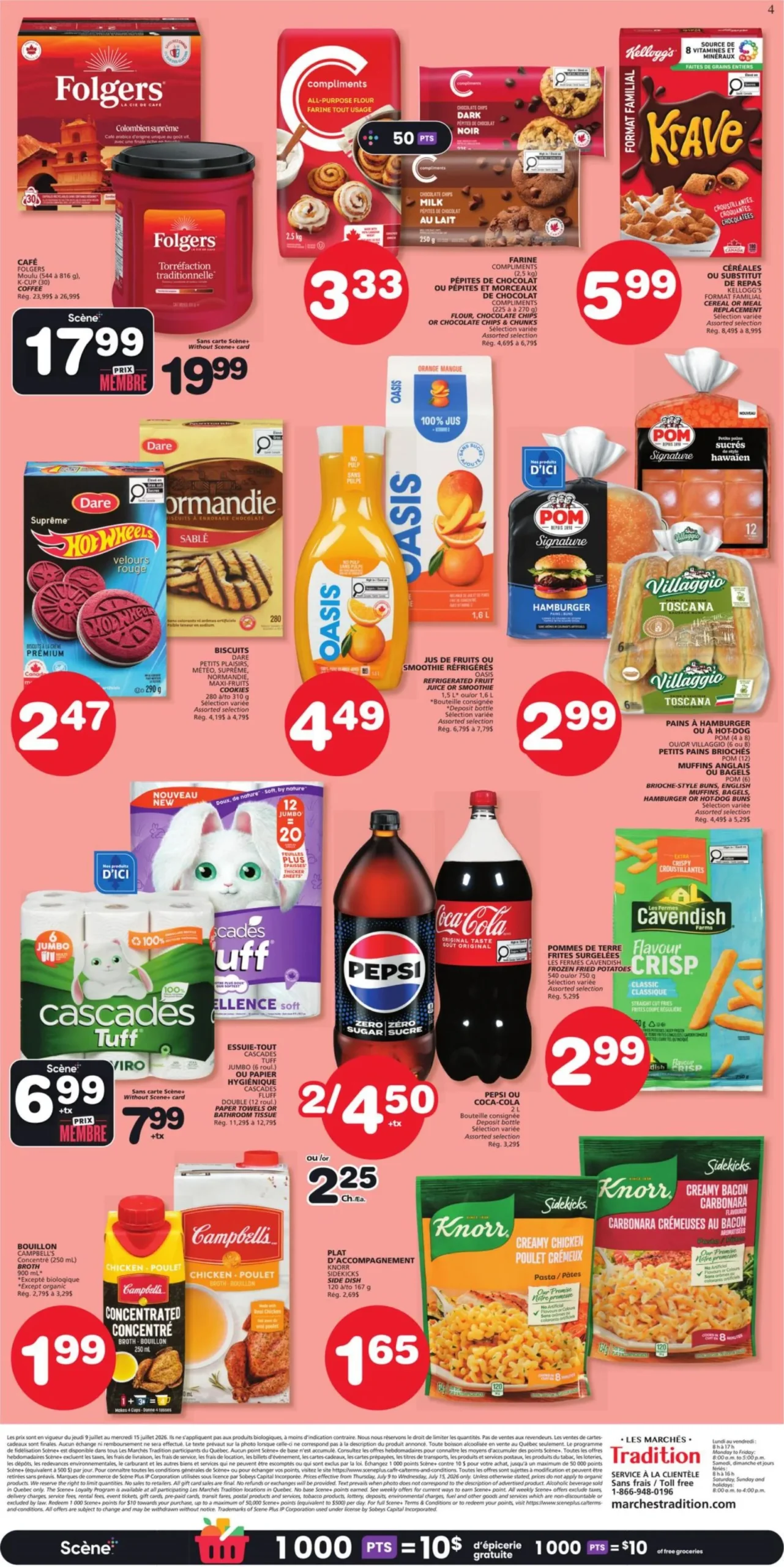 Page 2 de la Circulaire Les Marchés Tradition du 9 au 15 juillet 2026